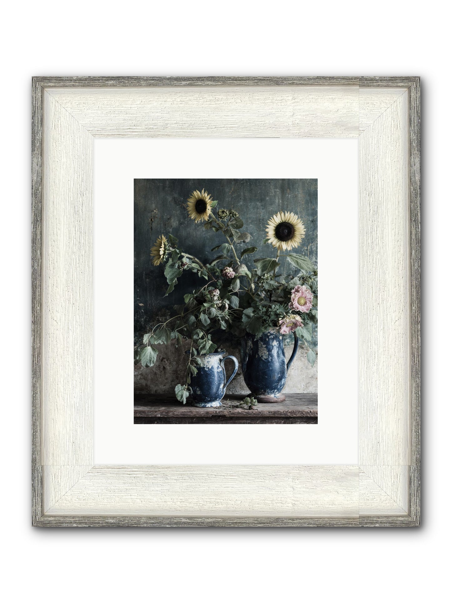 Ranier Framed Print - Driftwood White 9x12