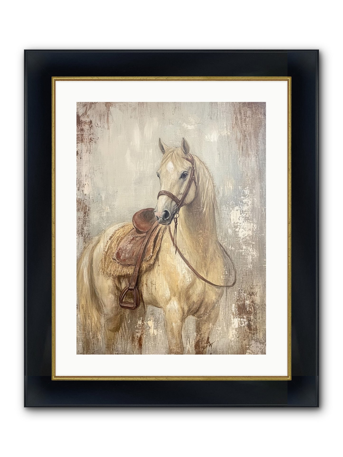Rattlesnake Ridge Framed Print - Wide Black w/Gold 18x24