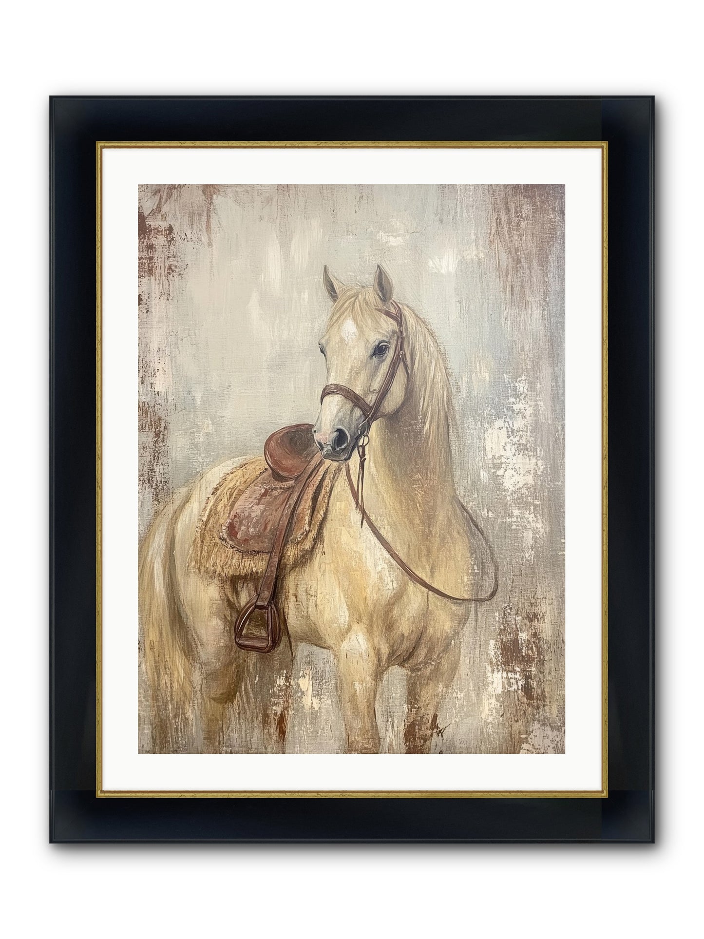Rattlesnake Ridge Framed Print - Wide Black w/Gold 24x32