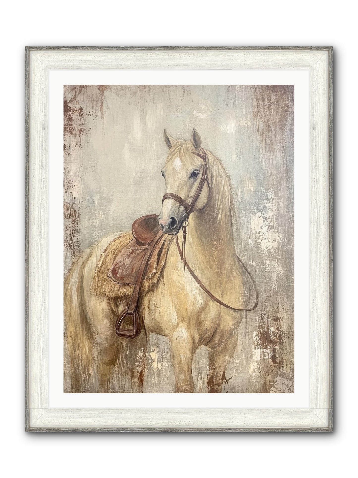Rattlesnake Ridge Framed Print - Driftwood White 30x40