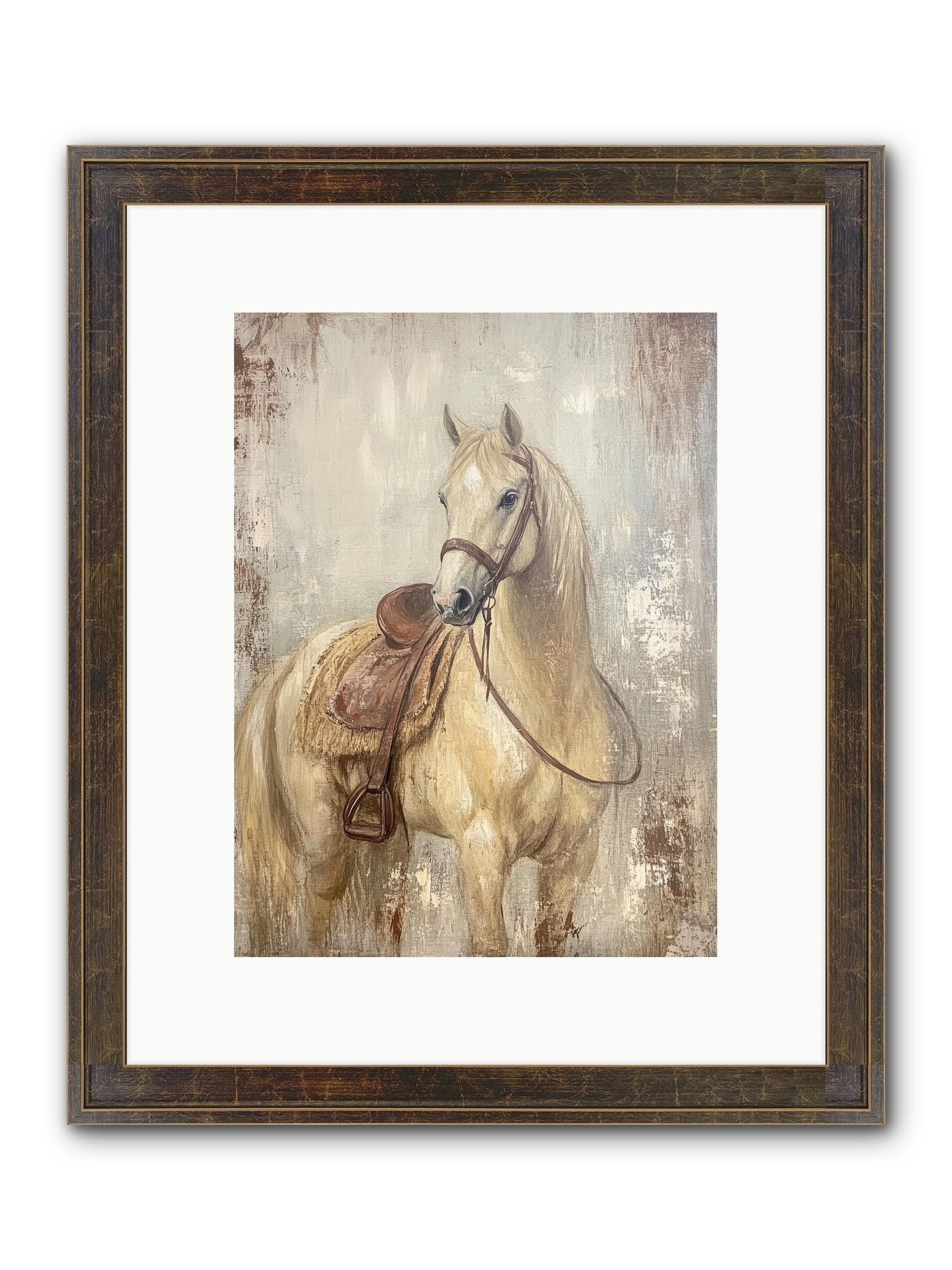 Rattlesnake Ridge Framed Print - Slimwoods Black/Gold 9x12