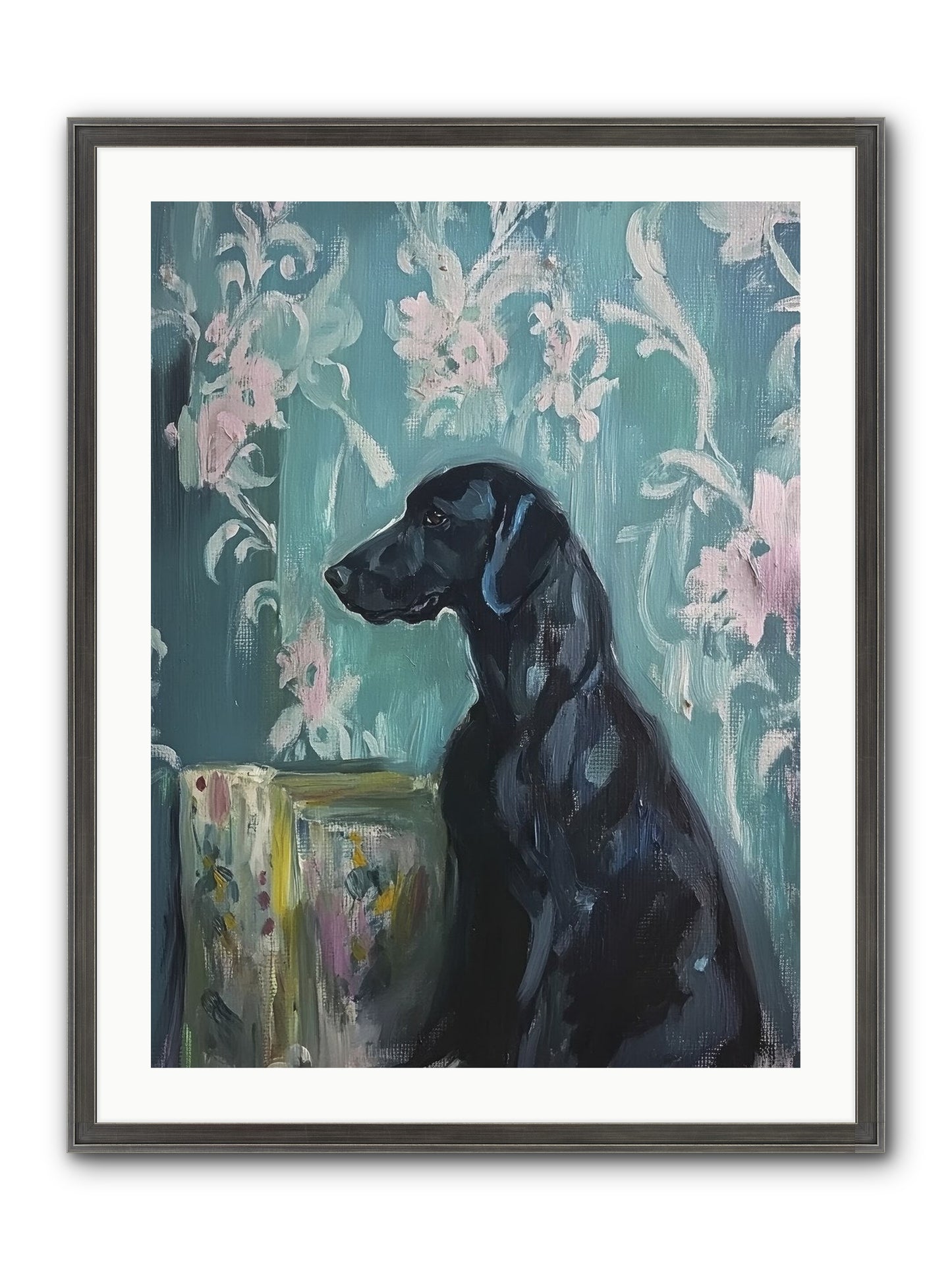 Raven Framed Print - Slimwoods Black/Silver 24x32