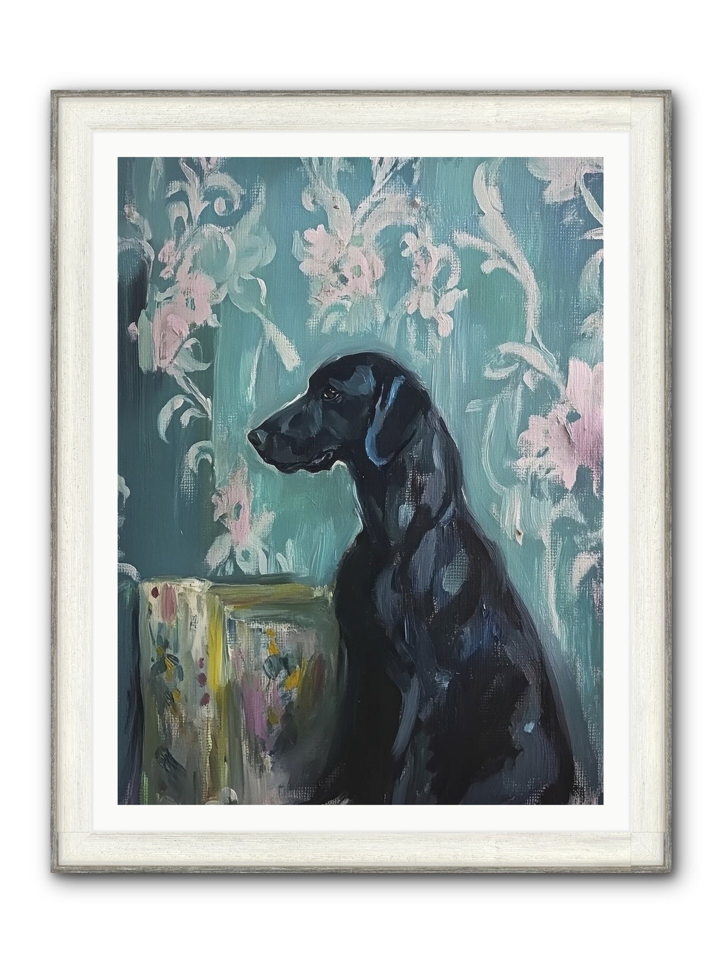 Raven Framed Print - Driftwood White 36x48