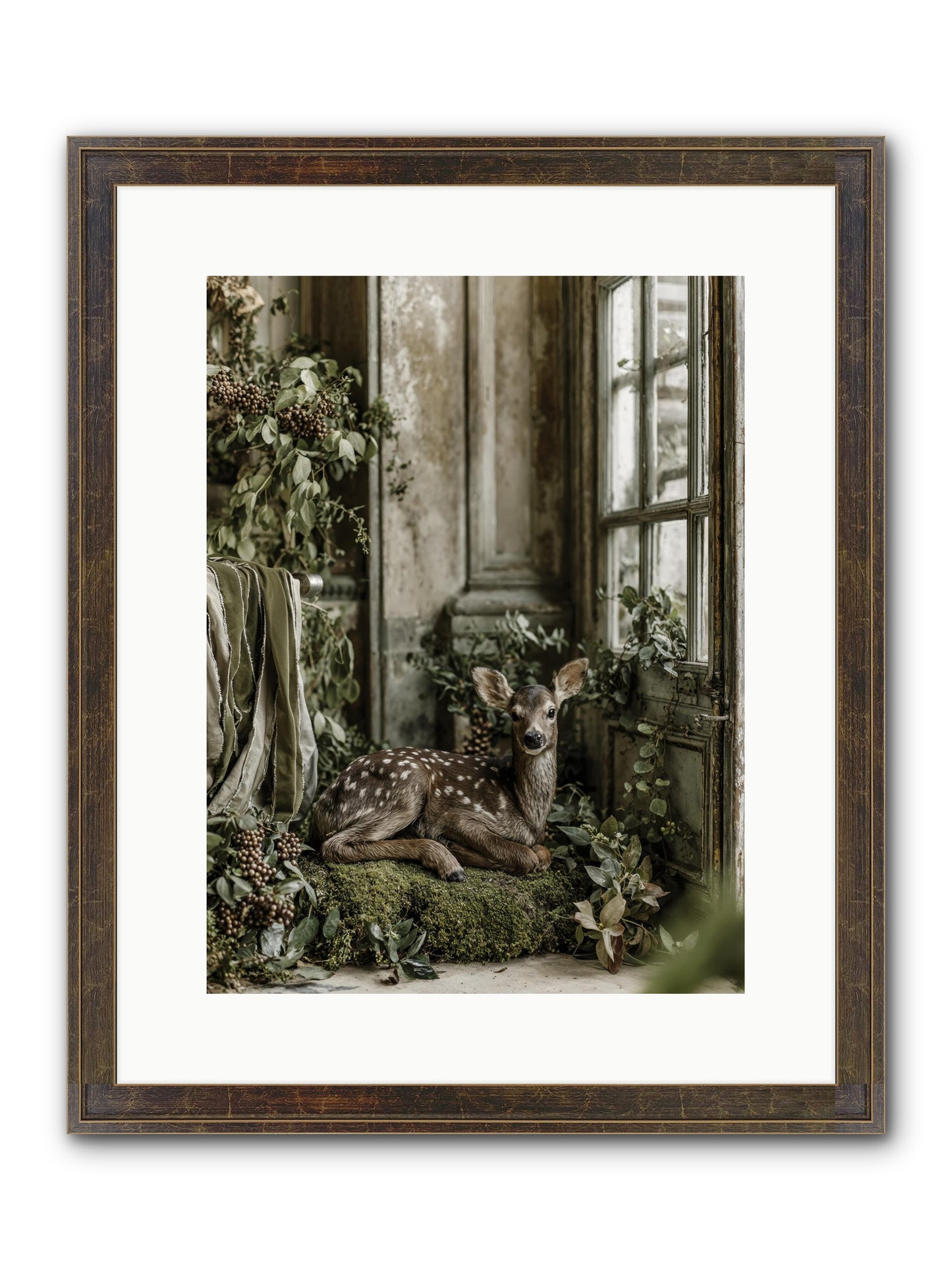 Reason Enough Framed Print - Slimwoods Black/Gold 12x16