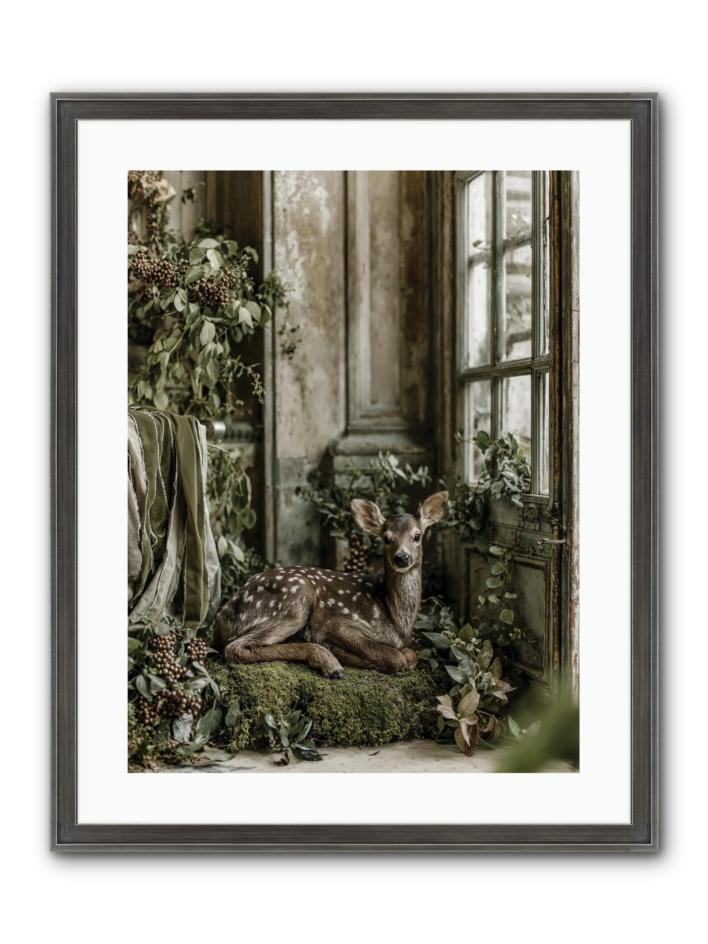 Reason Enough Framed Print - Slimwoods Black/Silver 18x24