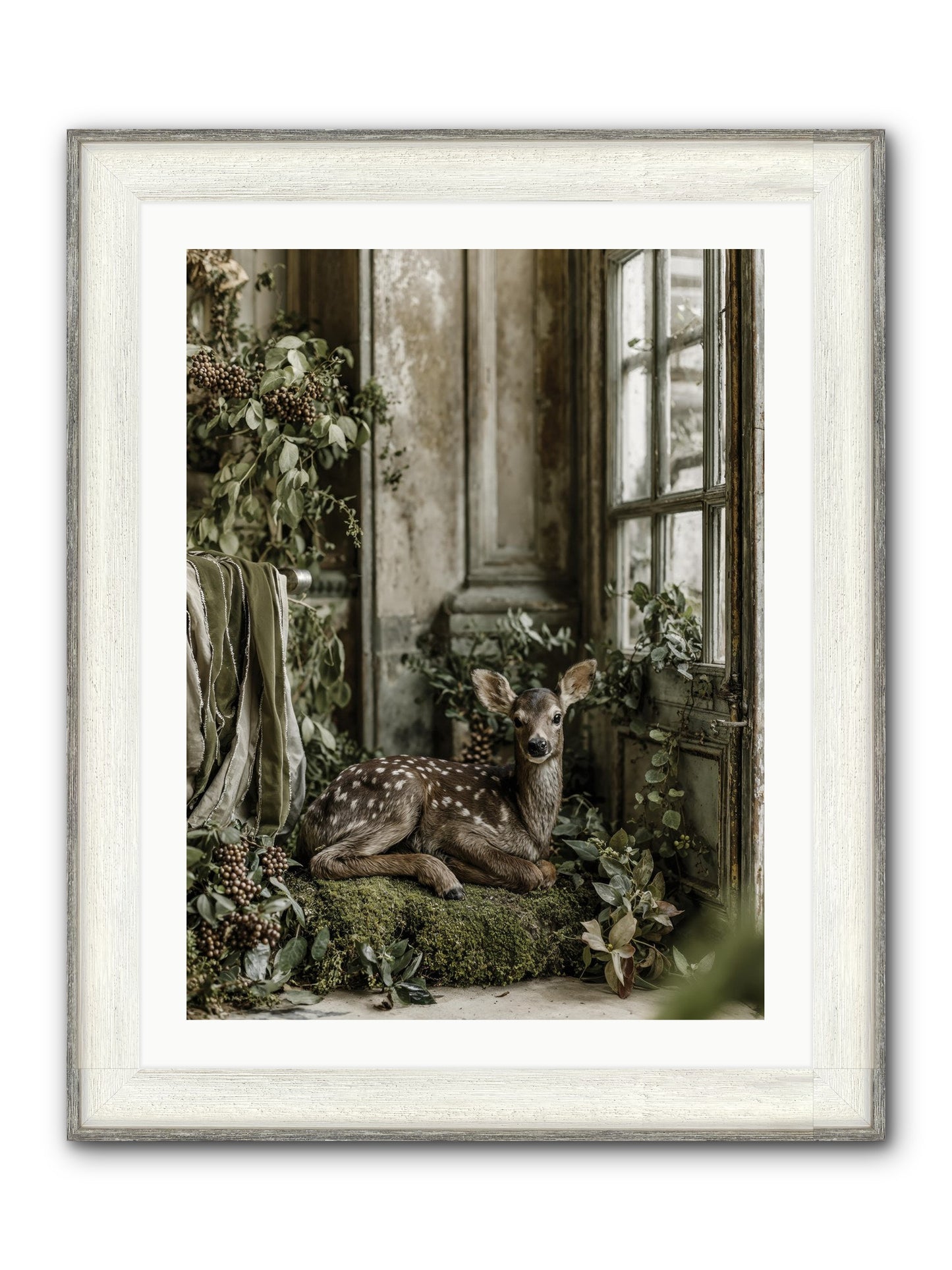 Reason Enough Framed Print - Driftwood White 24x32