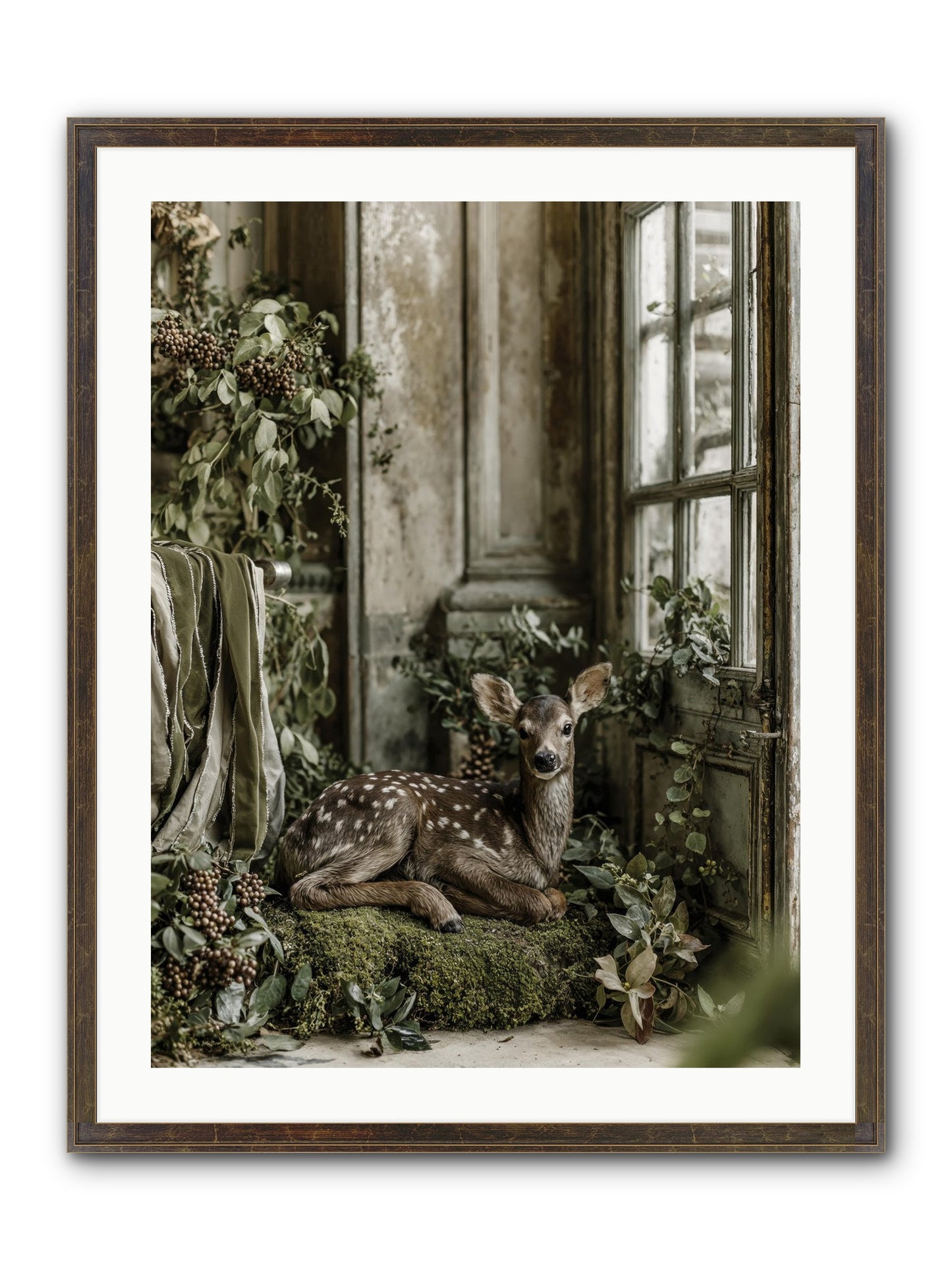 Reason Enough Framed Print - Slimwoods Black/Gold 24x32