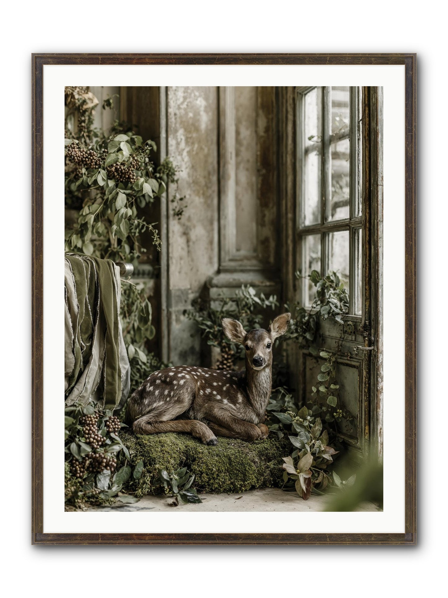 Reason Enough Framed Print - Slimwoods Black/Gold 30x40