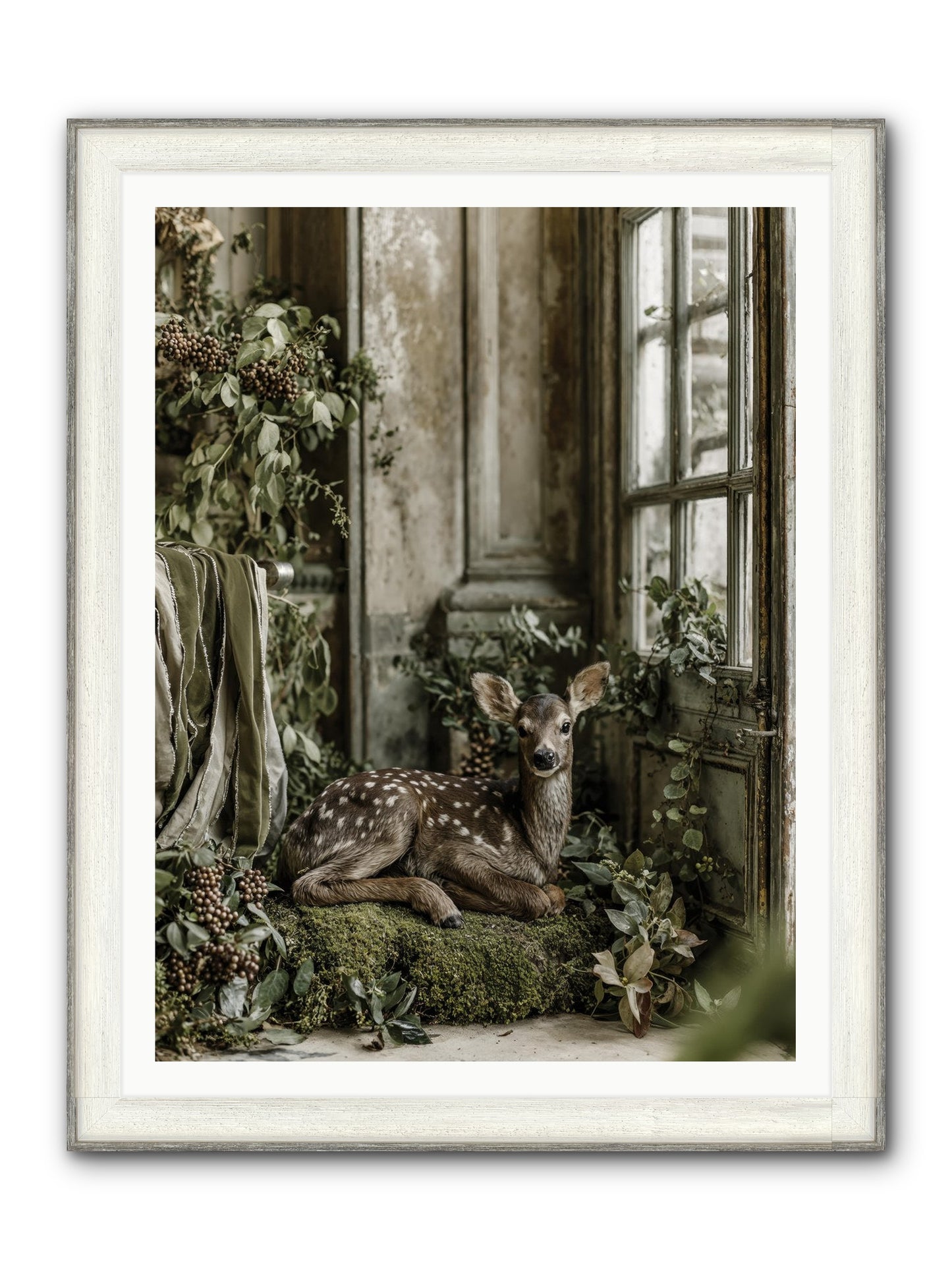 Reason Enough Framed Print - Driftwood White 36x48