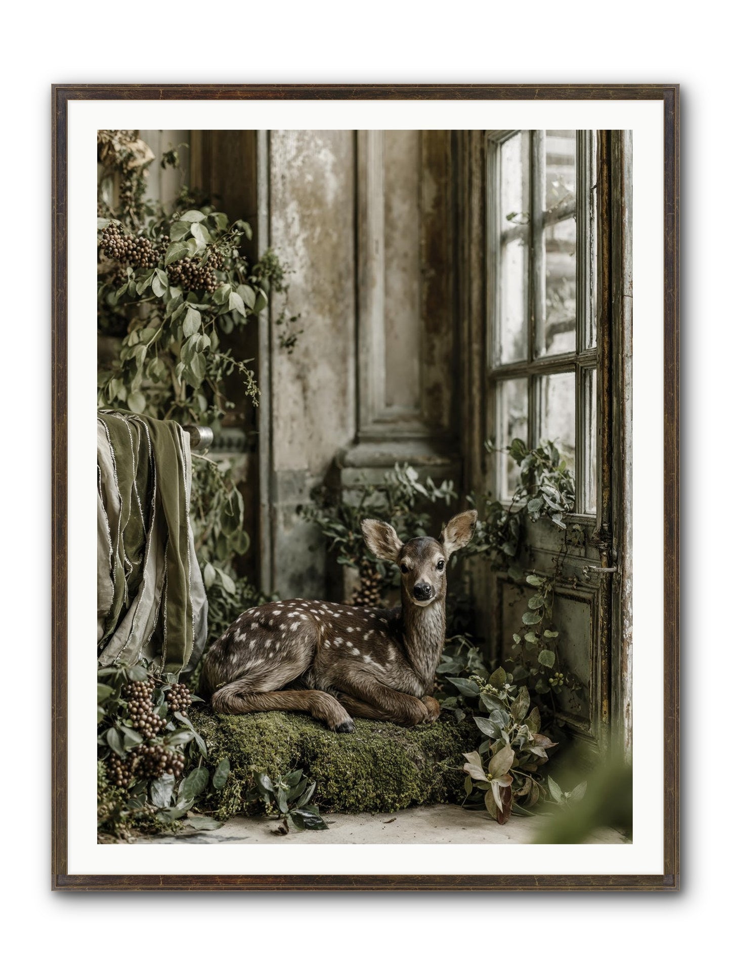 Reason Enough Framed Print - Slimwoods Black/Gold 36x48