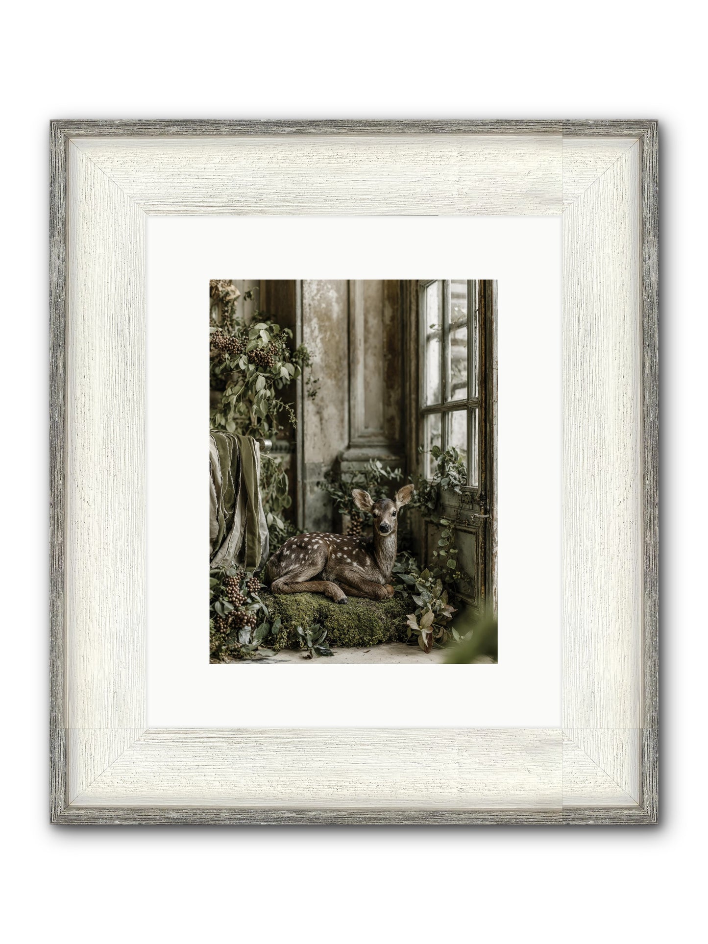 Reason Enough Framed Print - Driftwood White 9x12