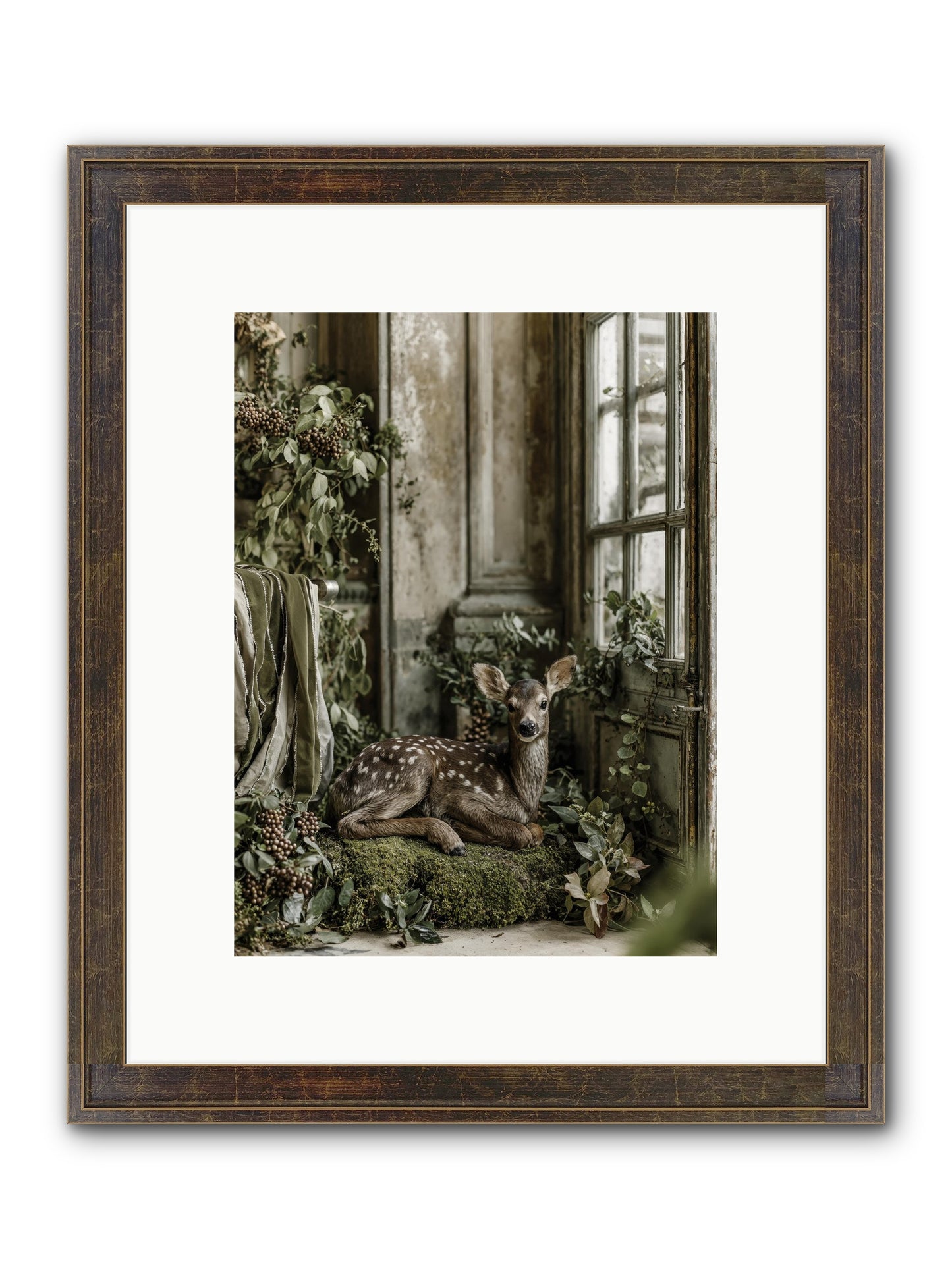 Reason Enough Framed Print - Slimwoods Black/Gold 9x12