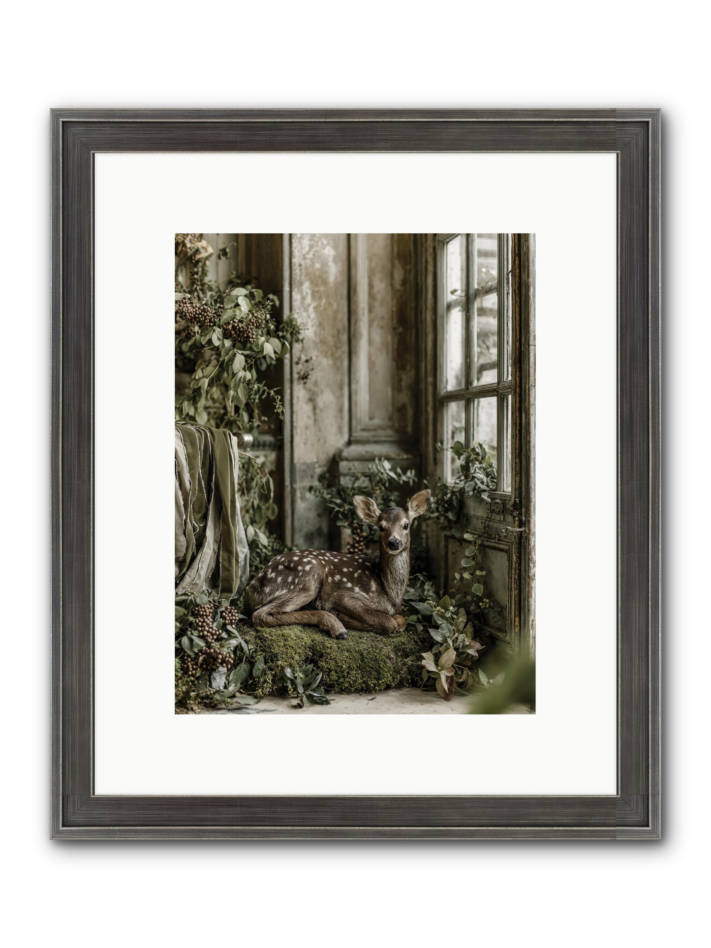 Reason Enough Framed Print - Slimwoods Black/Silver 9x12