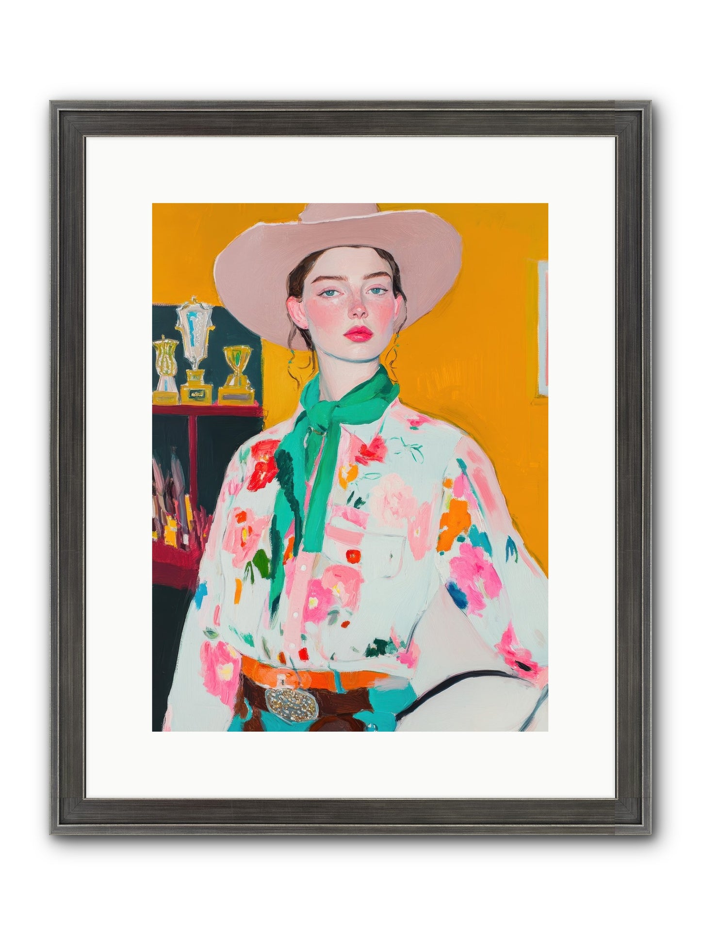 Rebel Rider Framed Print - Slimwoods Black/Silver 12x16