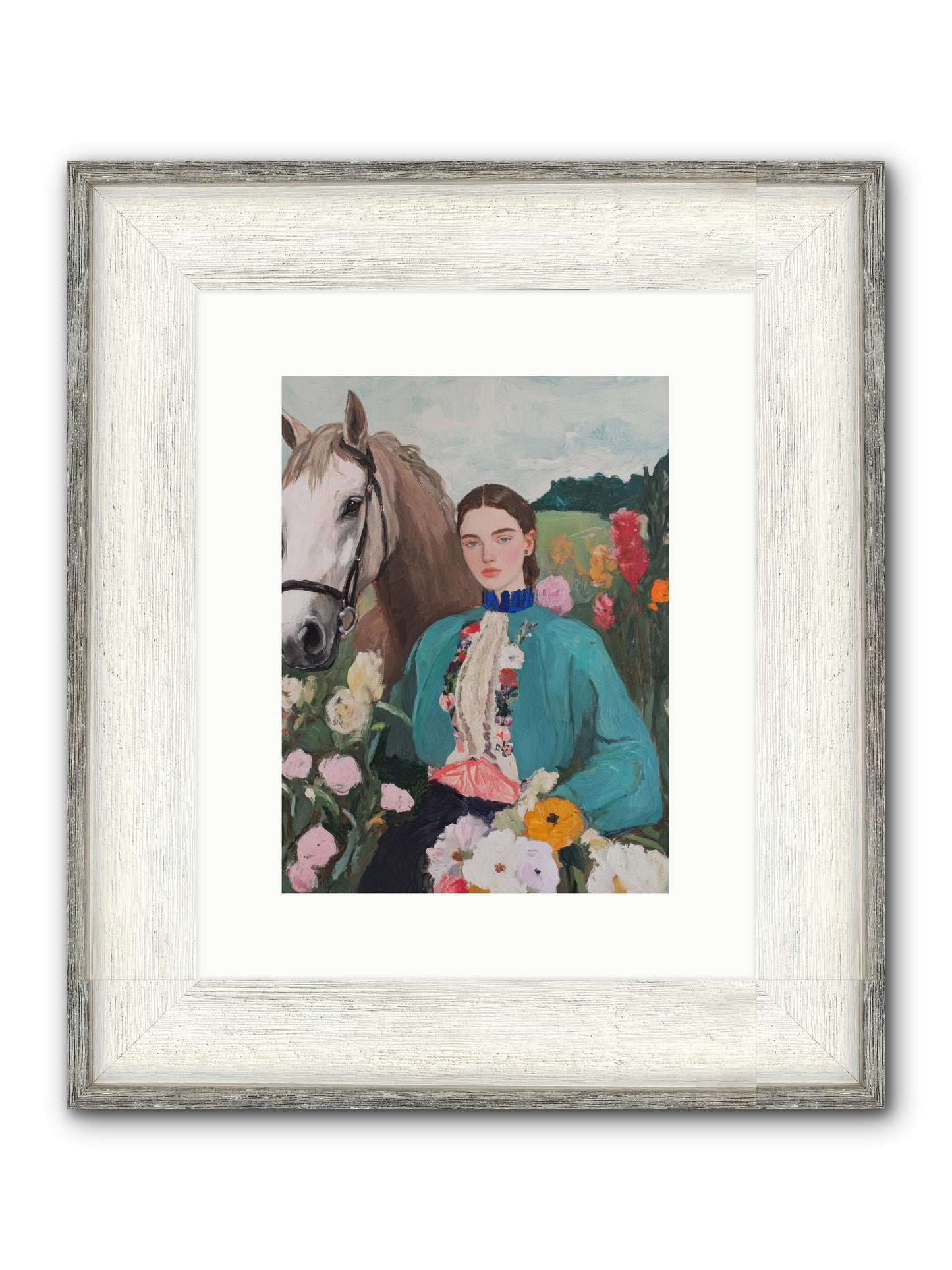 Rebel Spirit Framed Print - Driftwood White 9x12