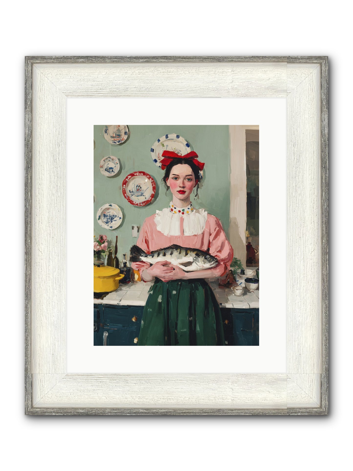 Recipe Rebellion Framed Print - Driftwood White 12x16
