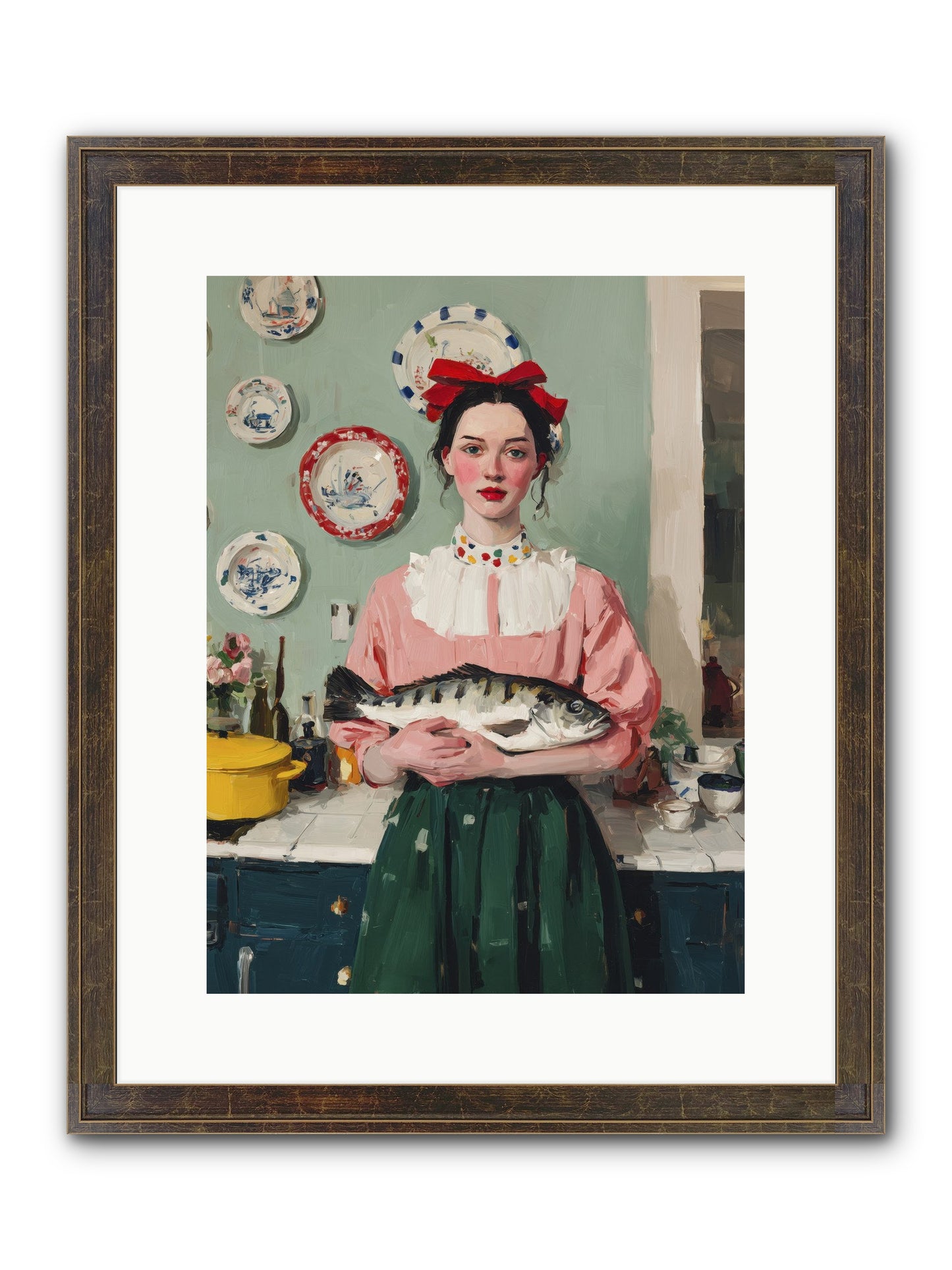 Recipe Rebellion Framed Print - Slimwoods Black/Gold 12x16