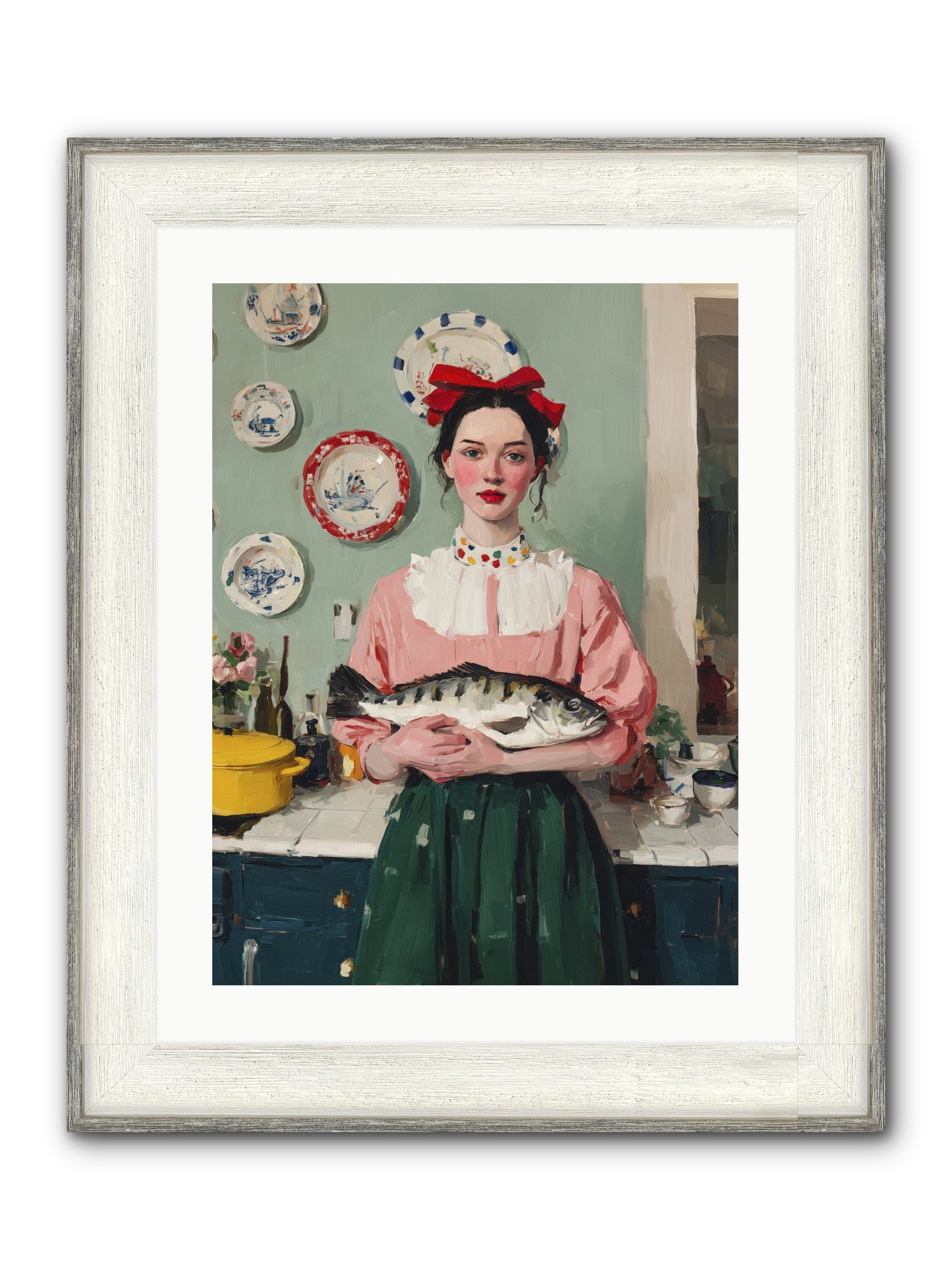 Recipe Rebellion Framed Print - Driftwood White 18x24