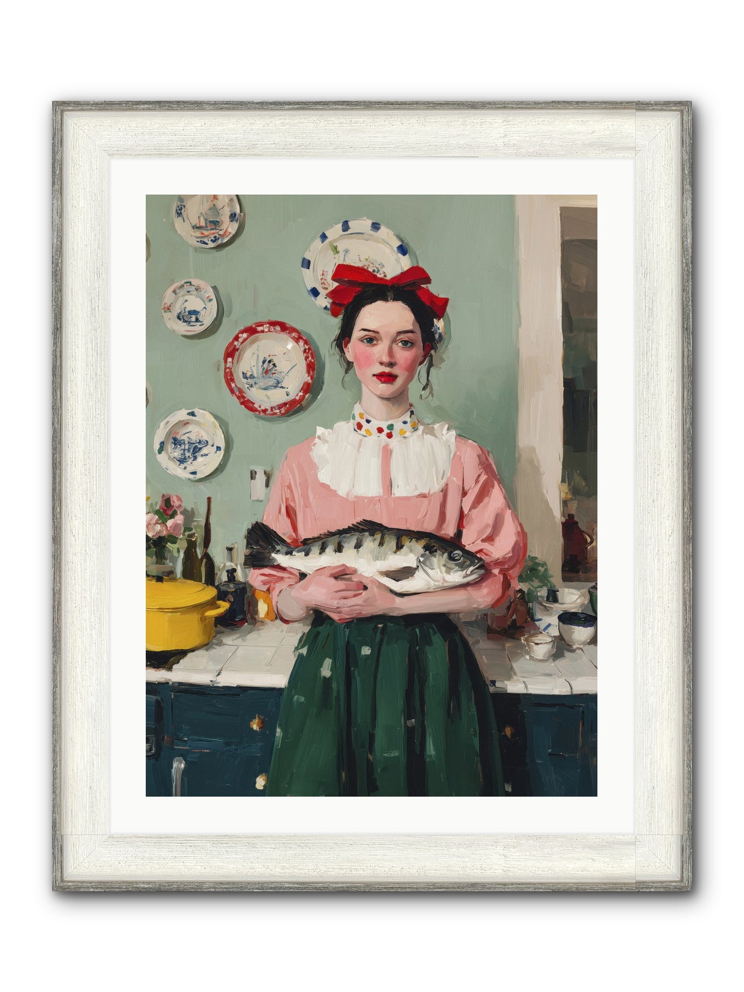 Recipe Rebellion Framed Print - Driftwood White 24x32