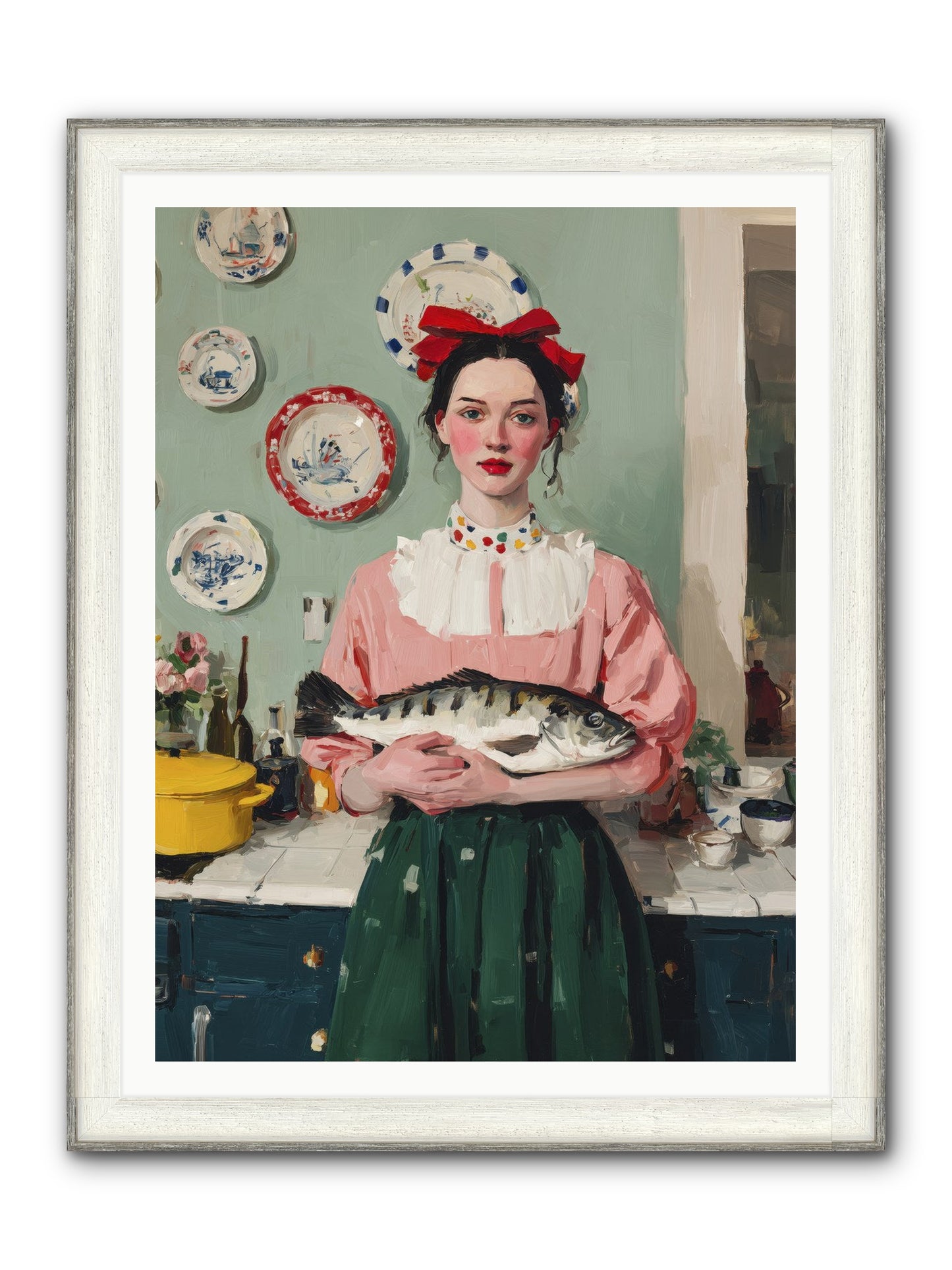 Recipe Rebellion Framed Print - Driftwood White 36x48