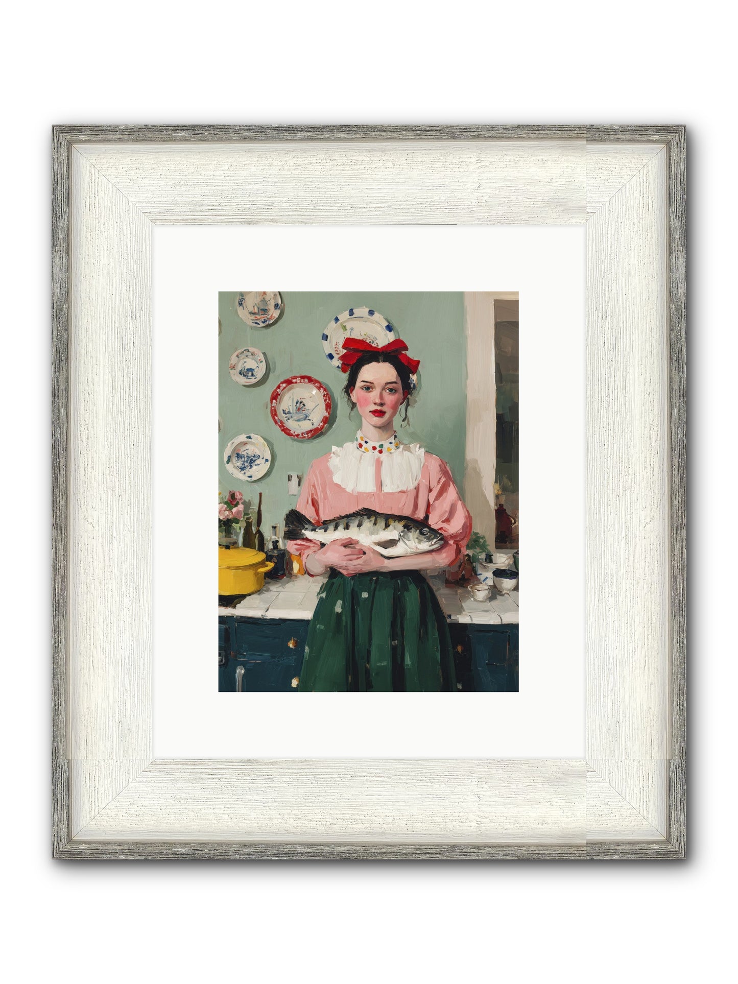 Recipe Rebellion Framed Print - Driftwood White 9x12