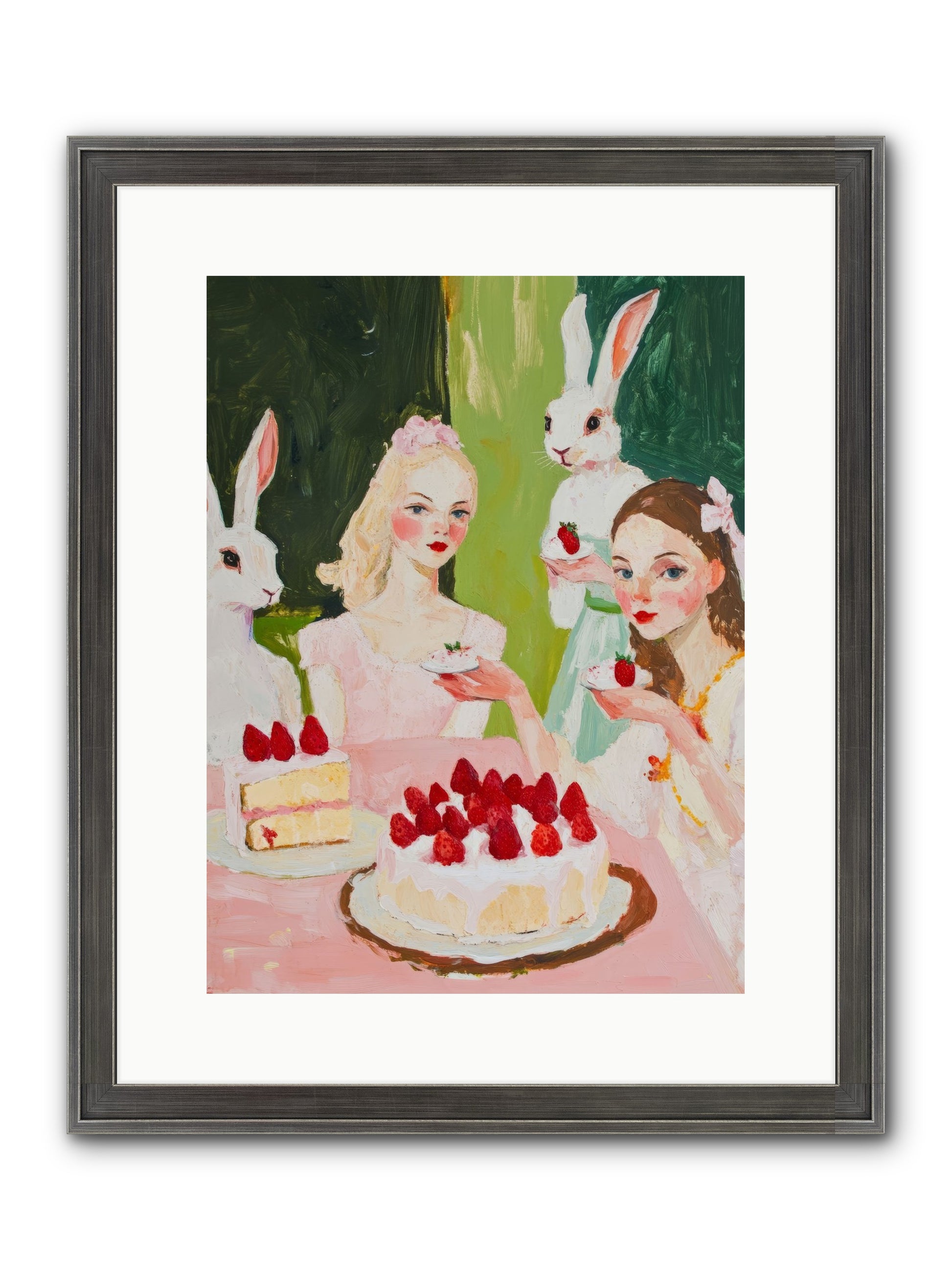 Red Fruit Dreamed Forever No.3 Framed Print - Slimwoods Black/Silver 12x16
