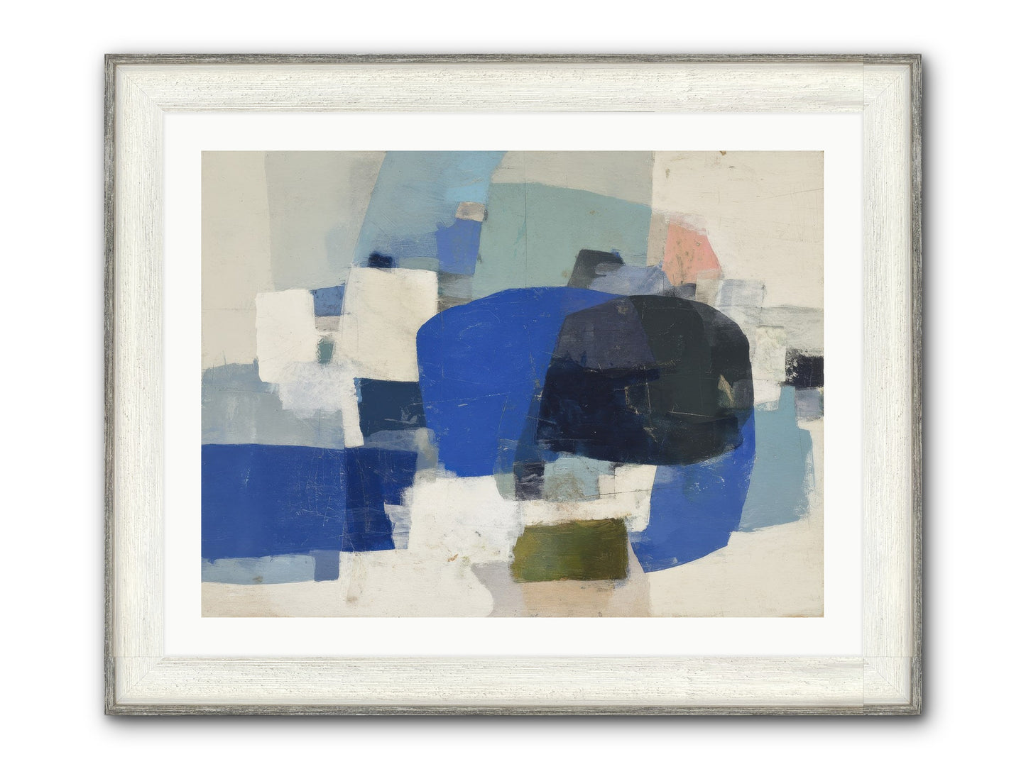 Reflected Framed Print - Driftwood White 32x24