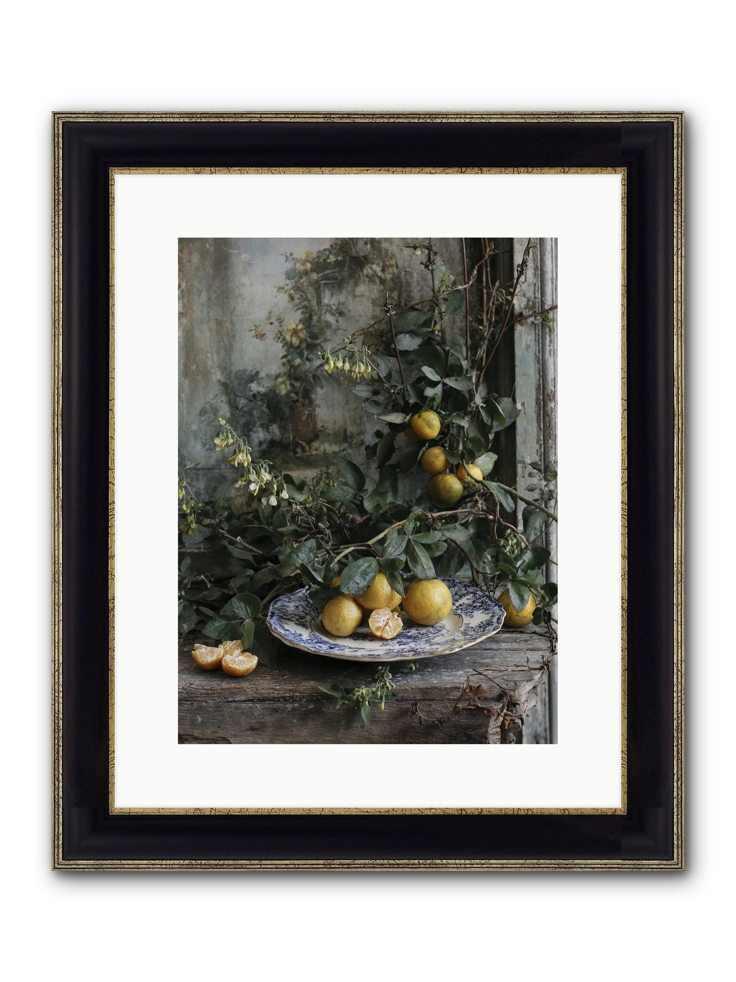 Remember Framed Print - Black & Gold 12x16