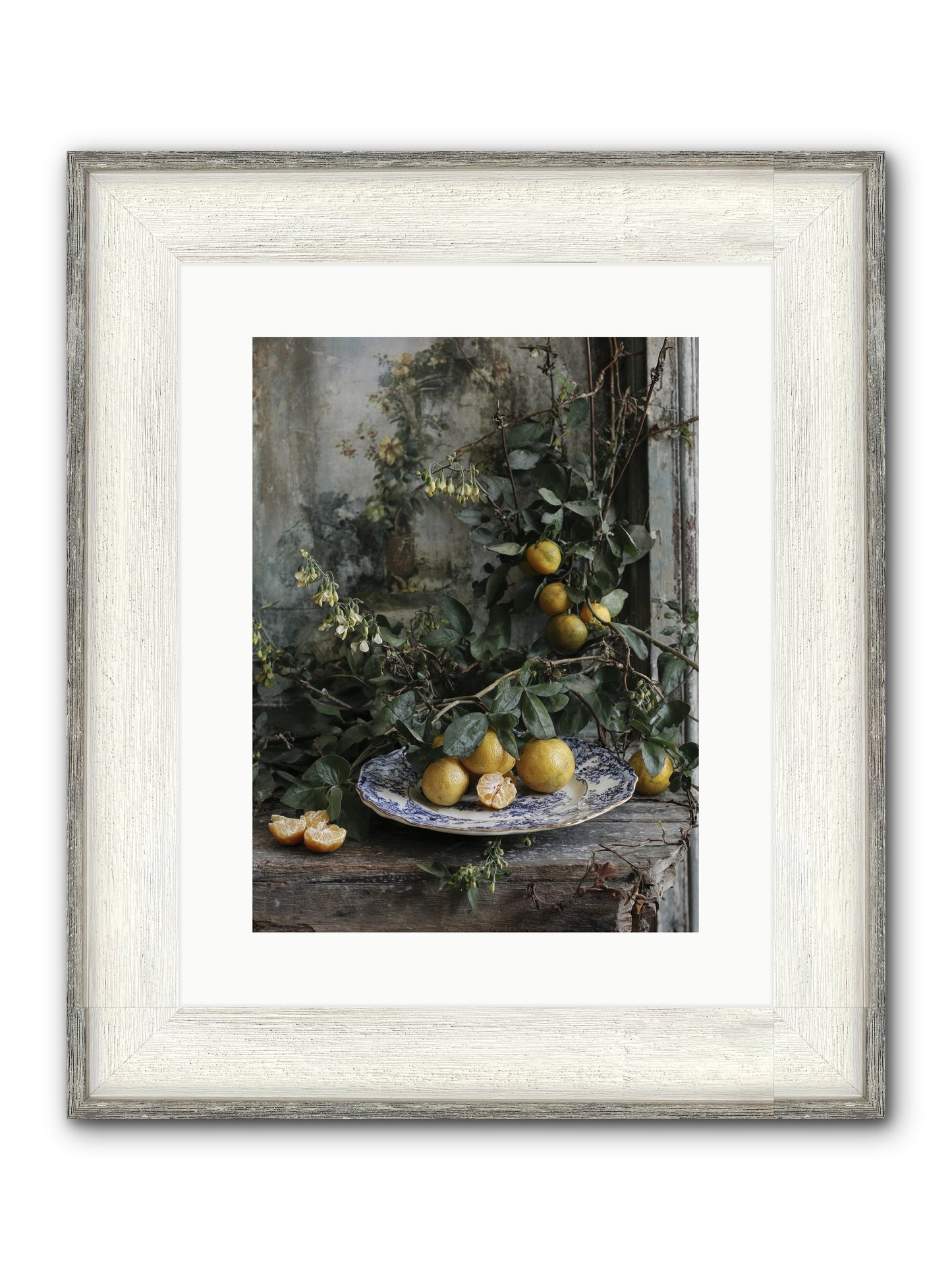 Remember Framed Print - Driftwood White 12x16