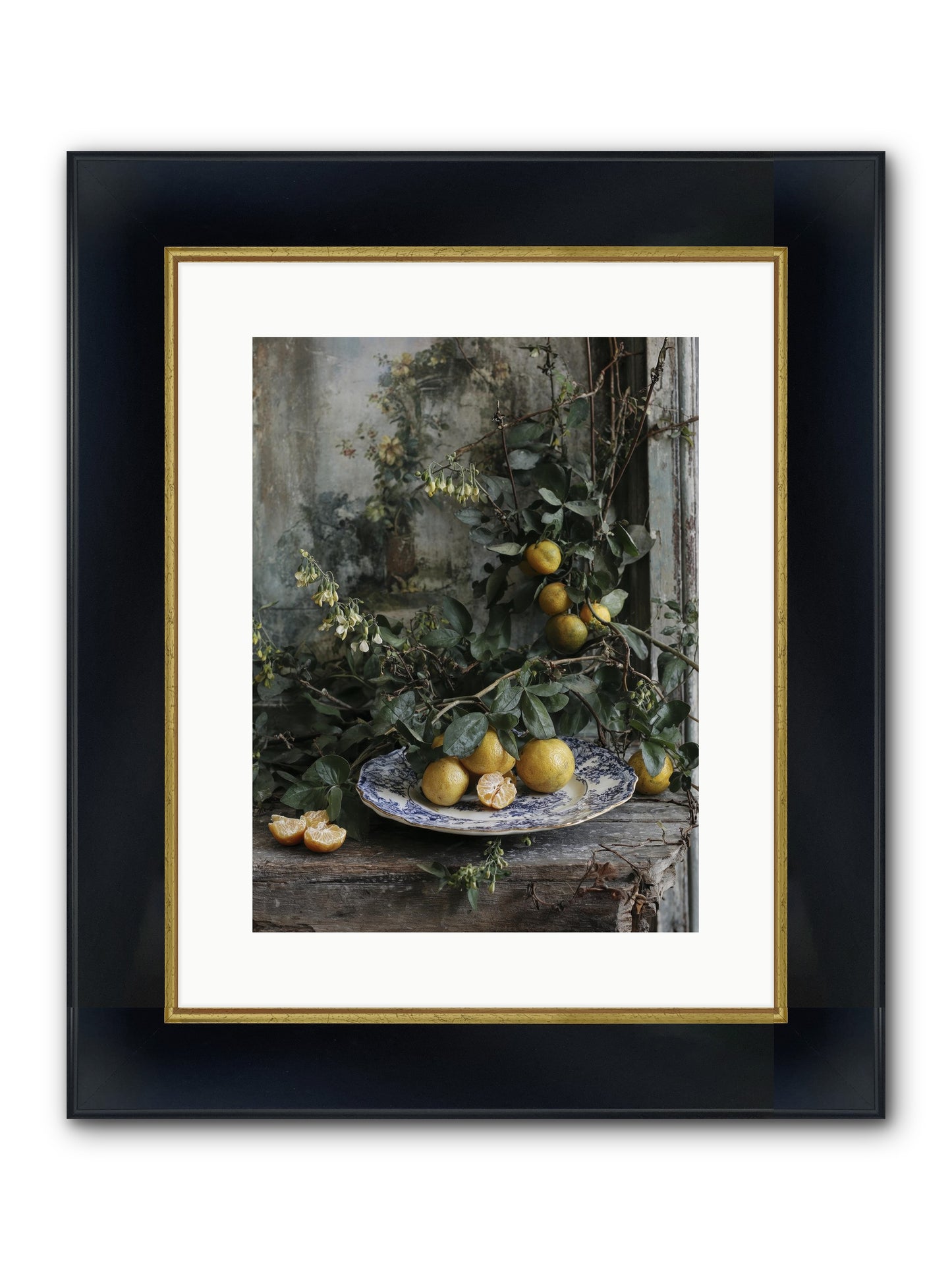 Remember Framed Print - Wide Black w/Gold 12x16
