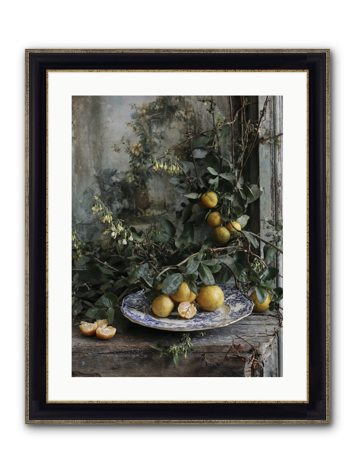 Remember Framed Print - Black & Gold 18x24