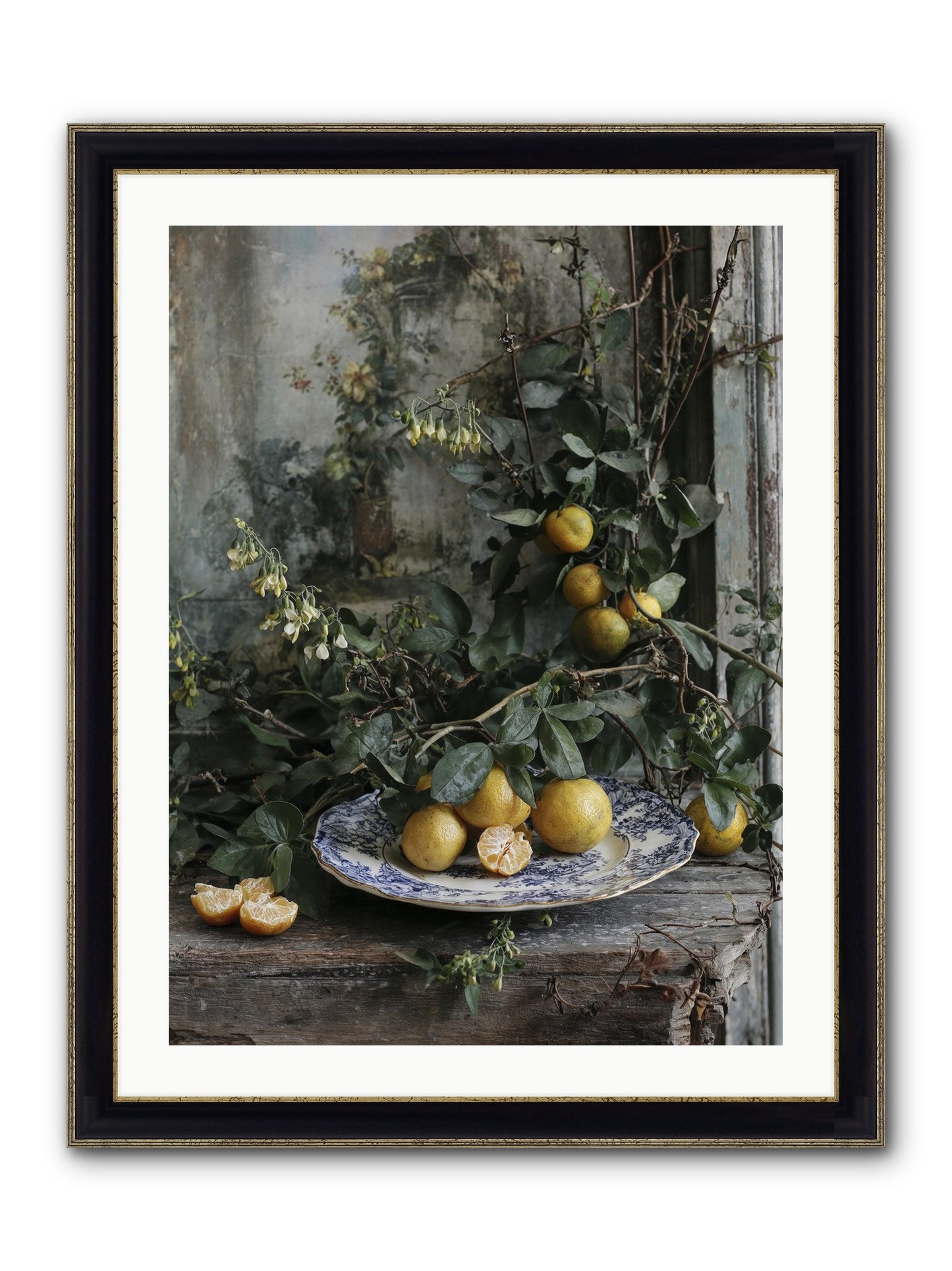 Remember Framed Print - Black & Gold 24x32