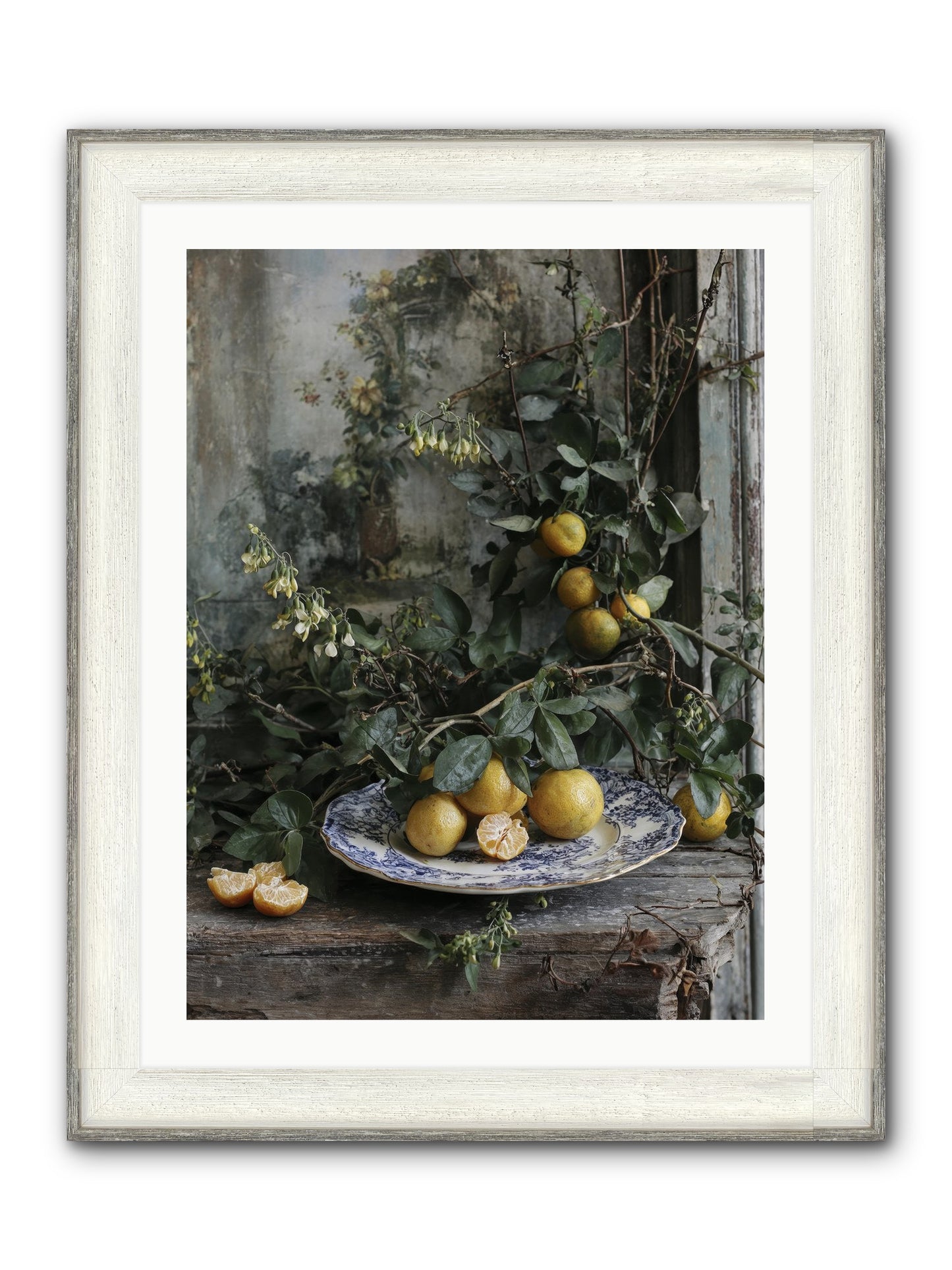 Remember Framed Print - Driftwood White 24x32