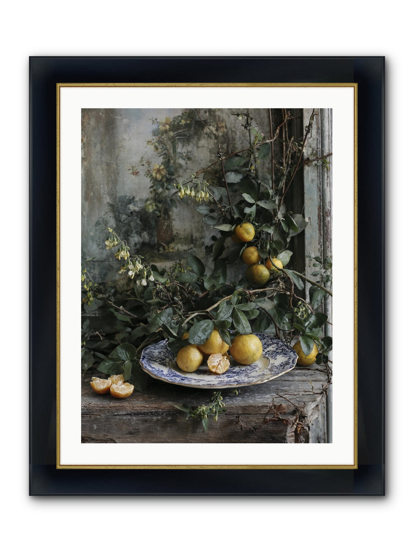 Remember Framed Print - Wide Black w/Gold 24x32
