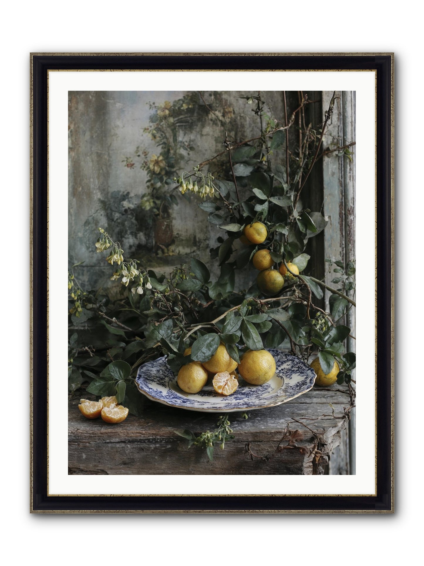 Remember Framed Print - Black & Gold 30x40