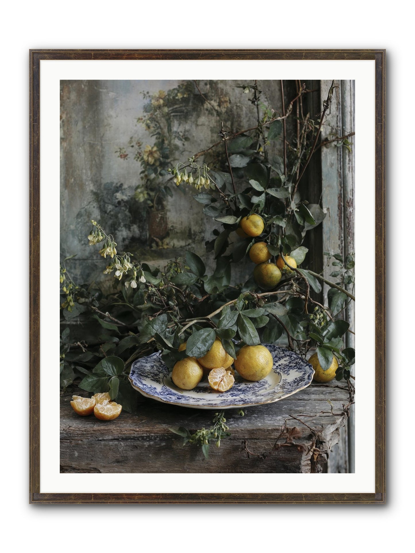 Remember Framed Print - Slimwoods Black/Gold 30x40