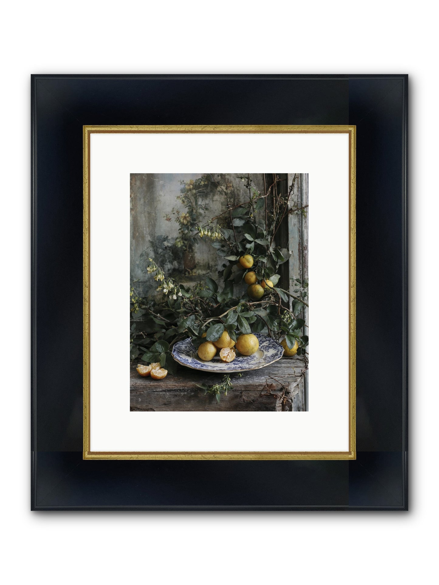 Remember Framed Print - Wide Black w/Gold 9x12