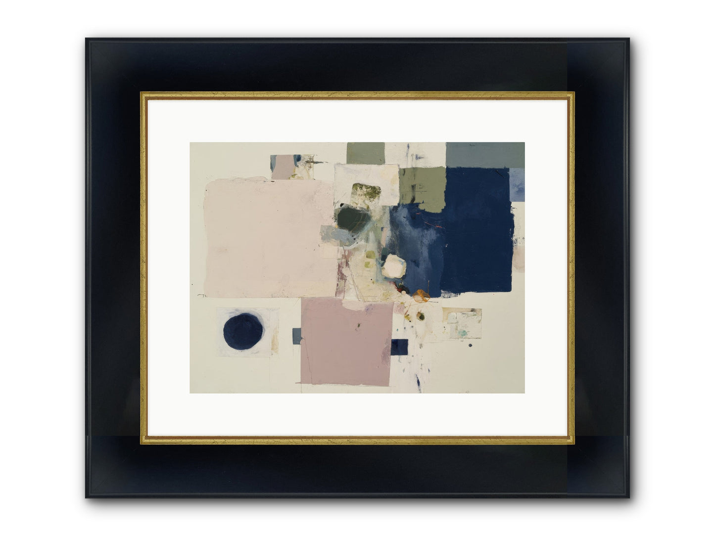 Remembered Framed Print - Wide Black w/Gold 16x12