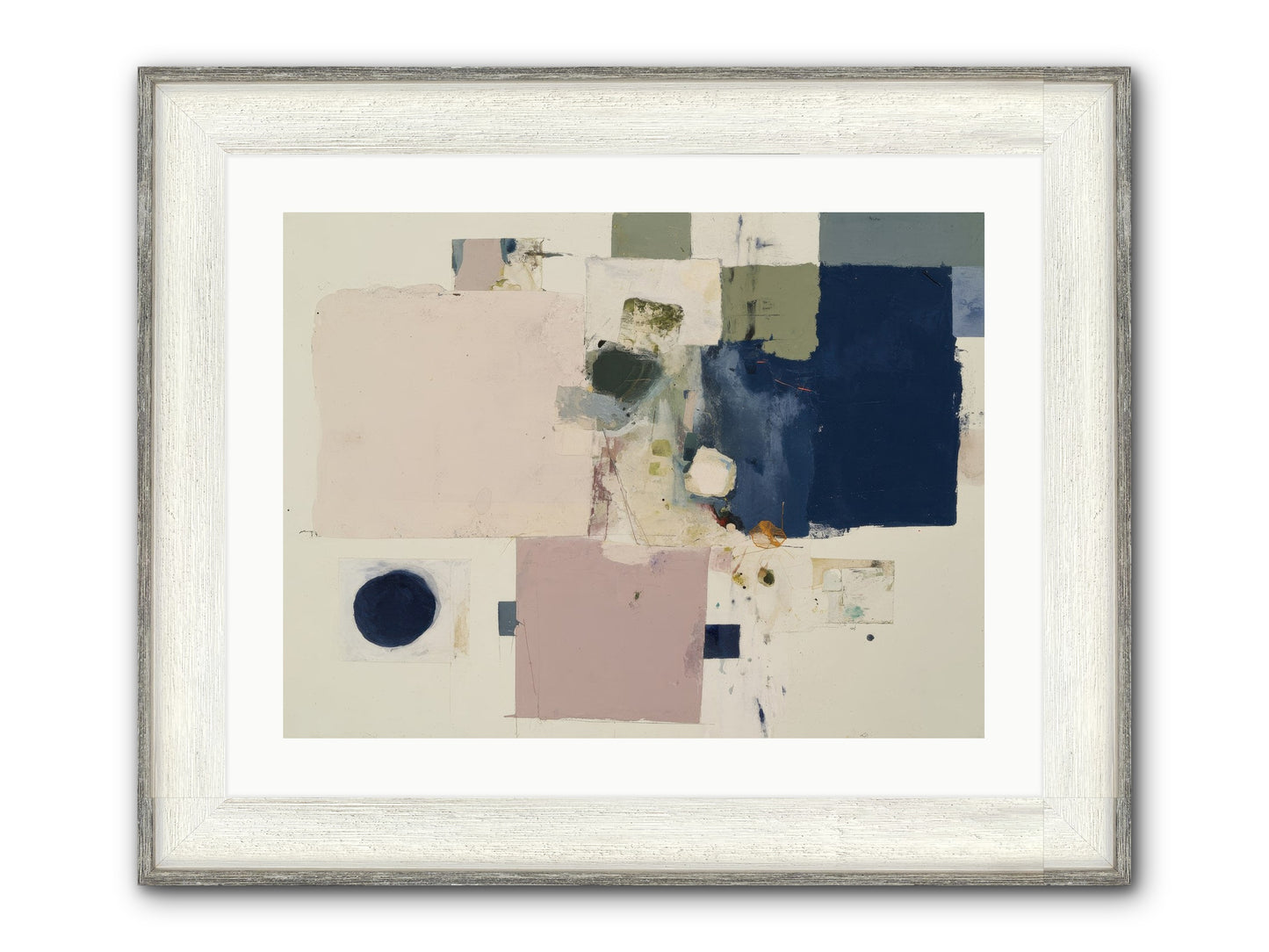 Remembered Framed Print - Driftwood White 24x18