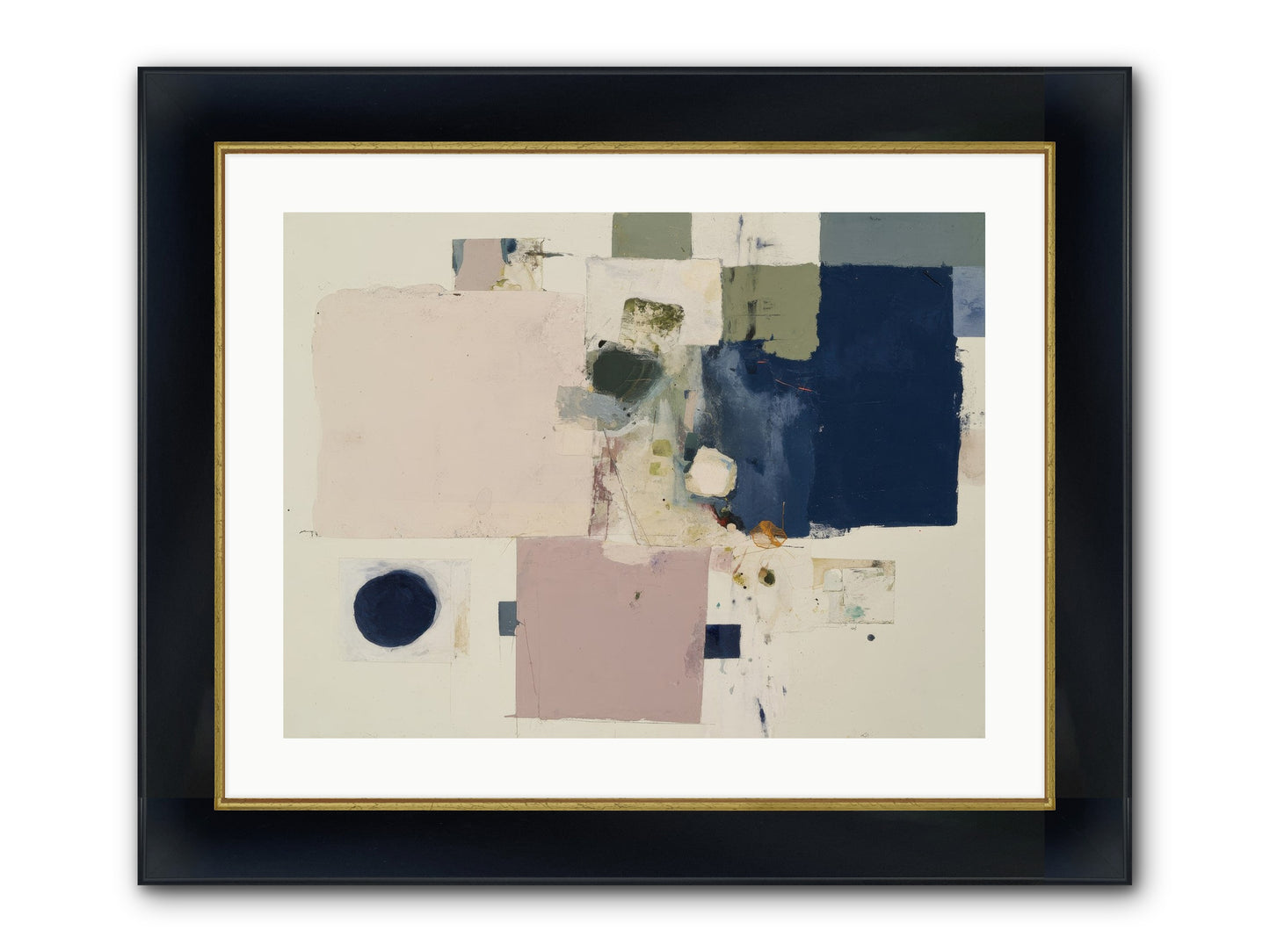 Remembered Framed Print - Wide Black w/Gold 24x18
