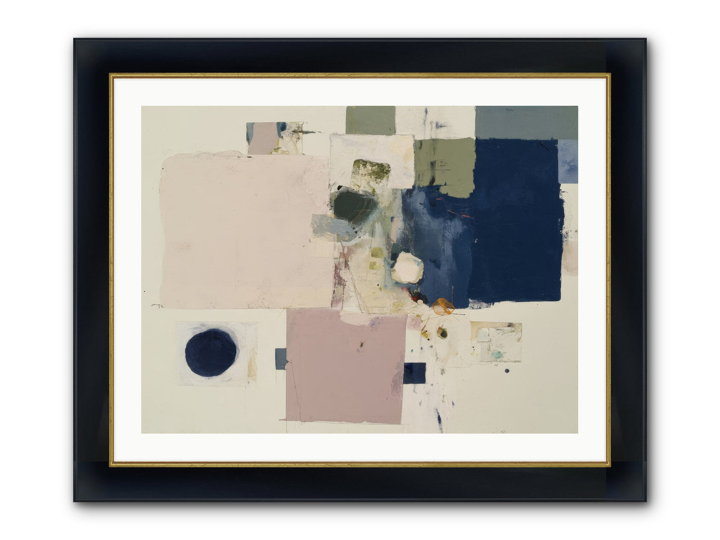 Remembered Framed Print - Wide Black w/Gold 32x24