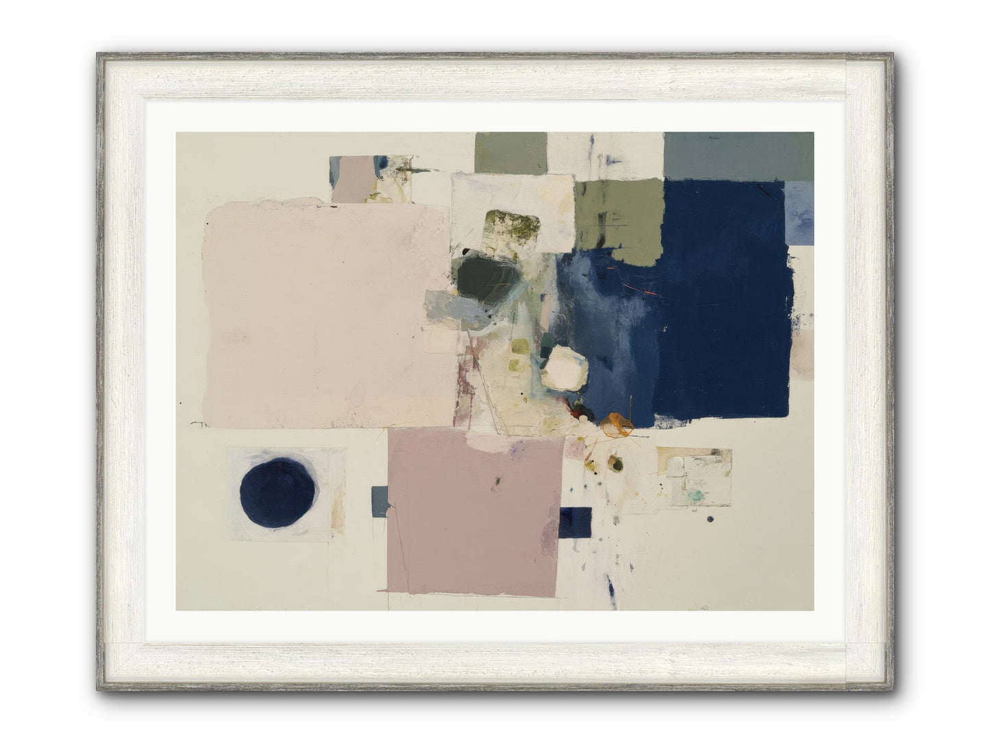 Remembered Framed Print - Driftwood White 40x30