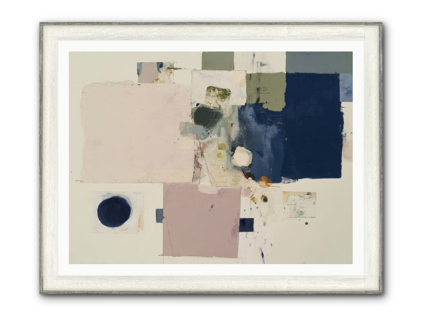 Remembered Framed Print - Driftwood White 48x36