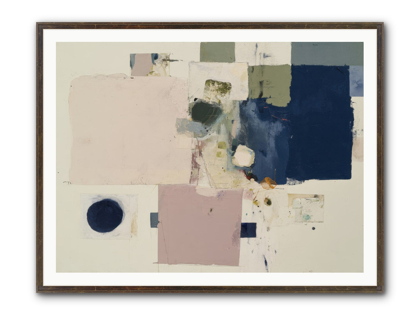 Remembered Framed Print - Slimwoods Black/Gold 48x36