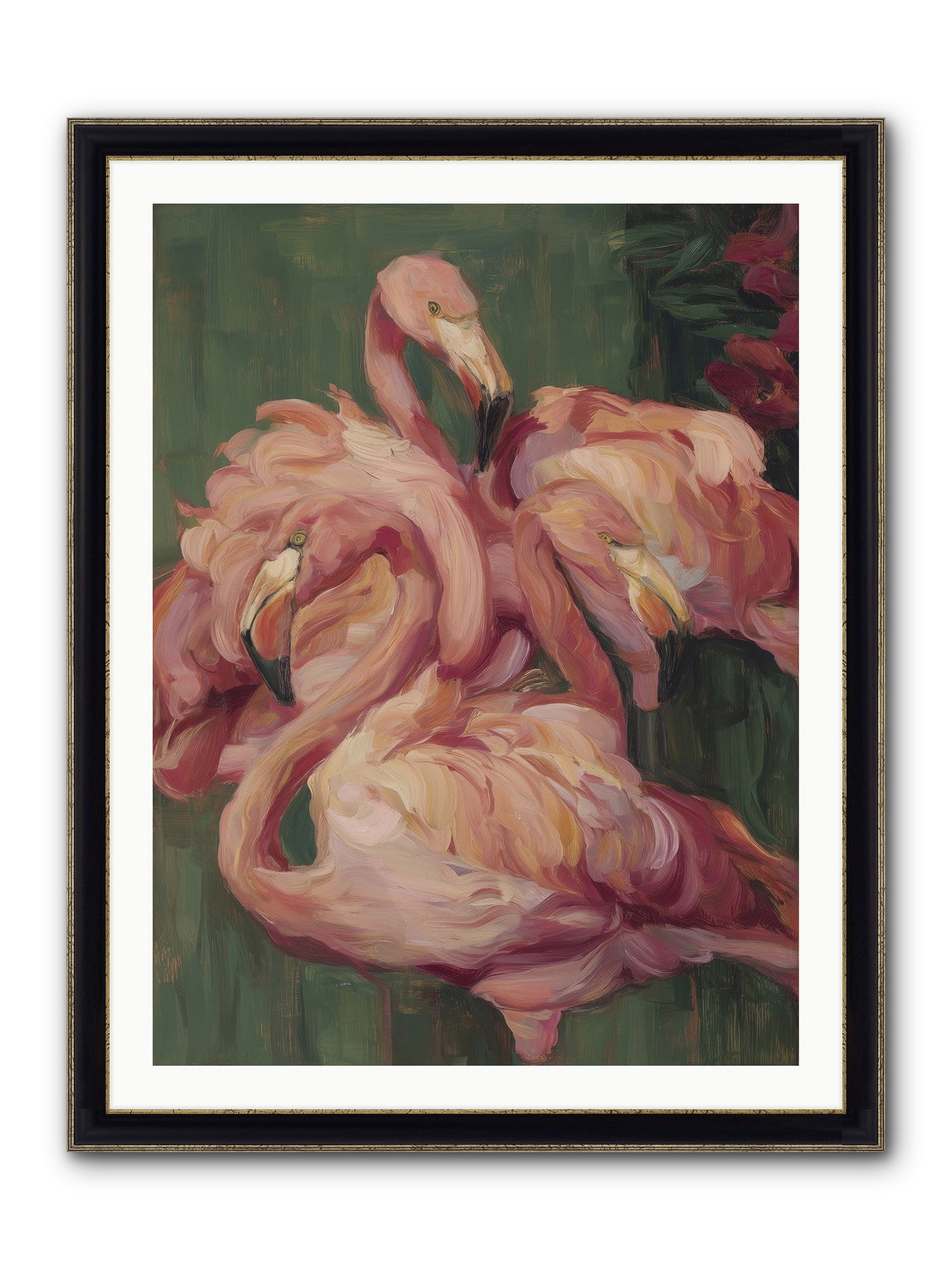 Remembered In Dreams Framed Print - Black & Gold 30x40