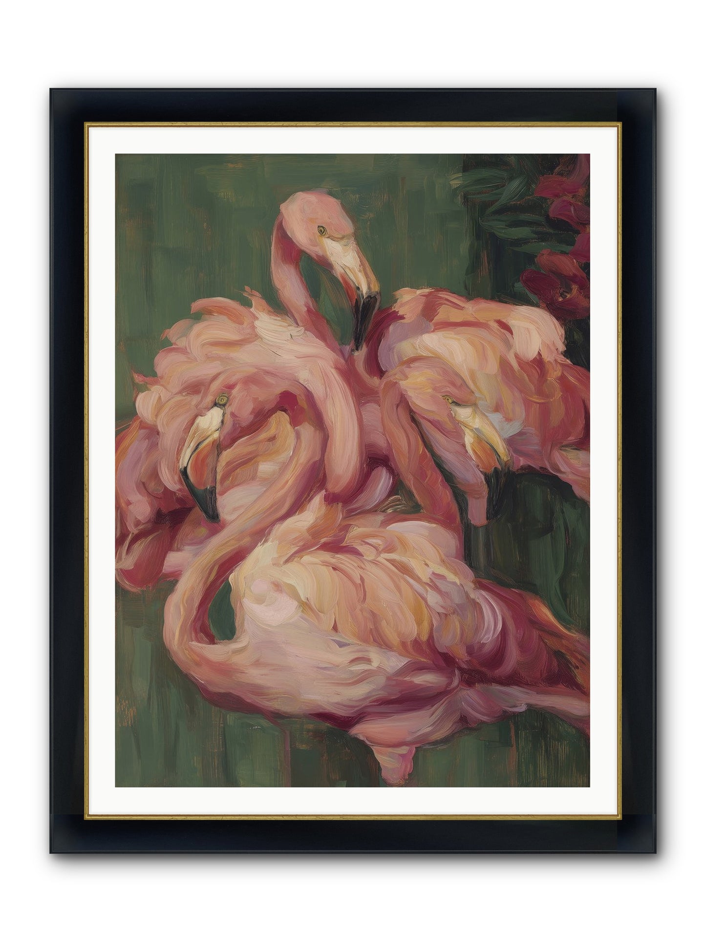 Remembered In Dreams Framed Print - Wide Black w/Gold 36x48