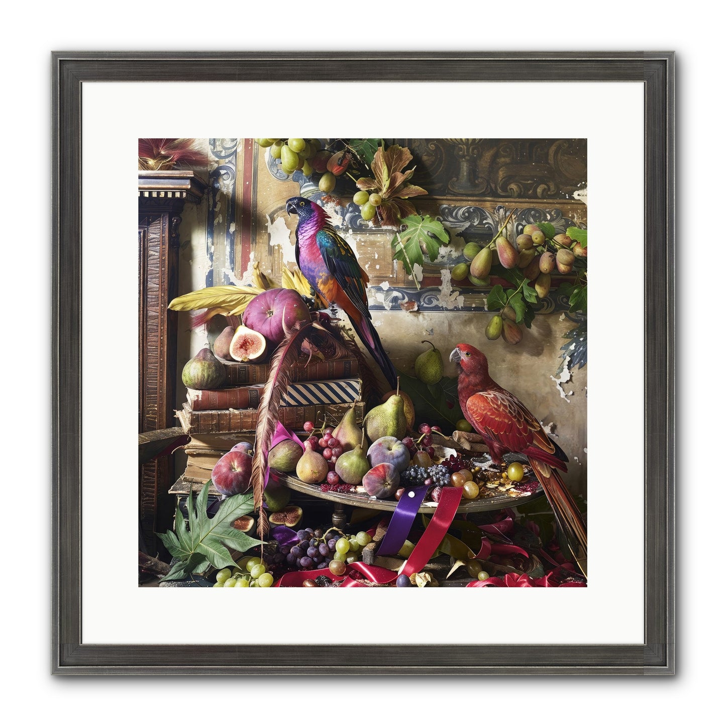Remnant Roosts Of Paradise Framed Print - Slimwoods Black/Silver 16x16