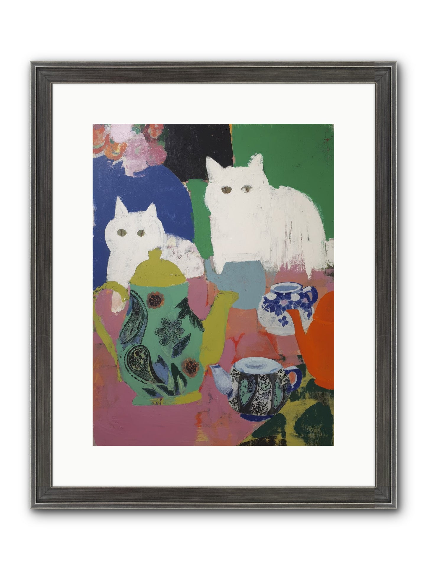 Renaissance Framed Print - Slimwoods Black/Silver 12x16