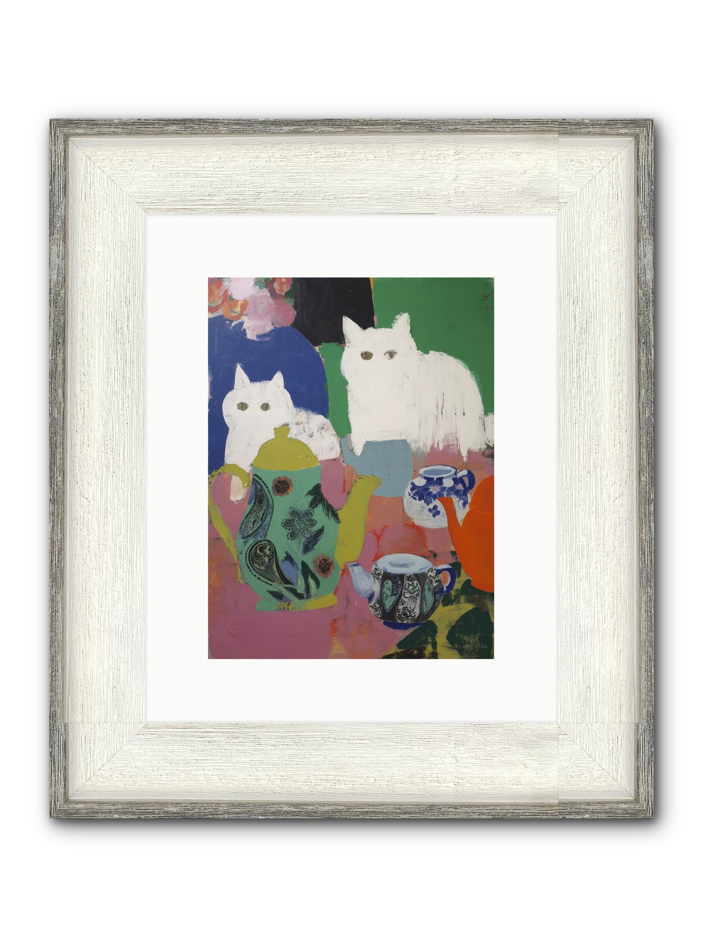 Renaissance Framed Print - Driftwood White 9x12