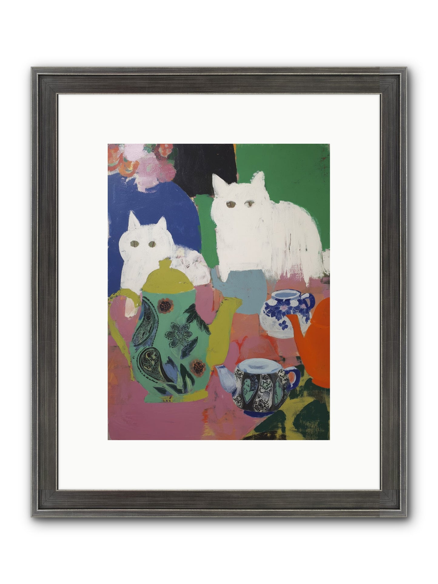 Renaissance Framed Print - Slimwoods Black/Silver 9x12